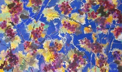Universo d'uva, 100x170 cm, acrilico su tela