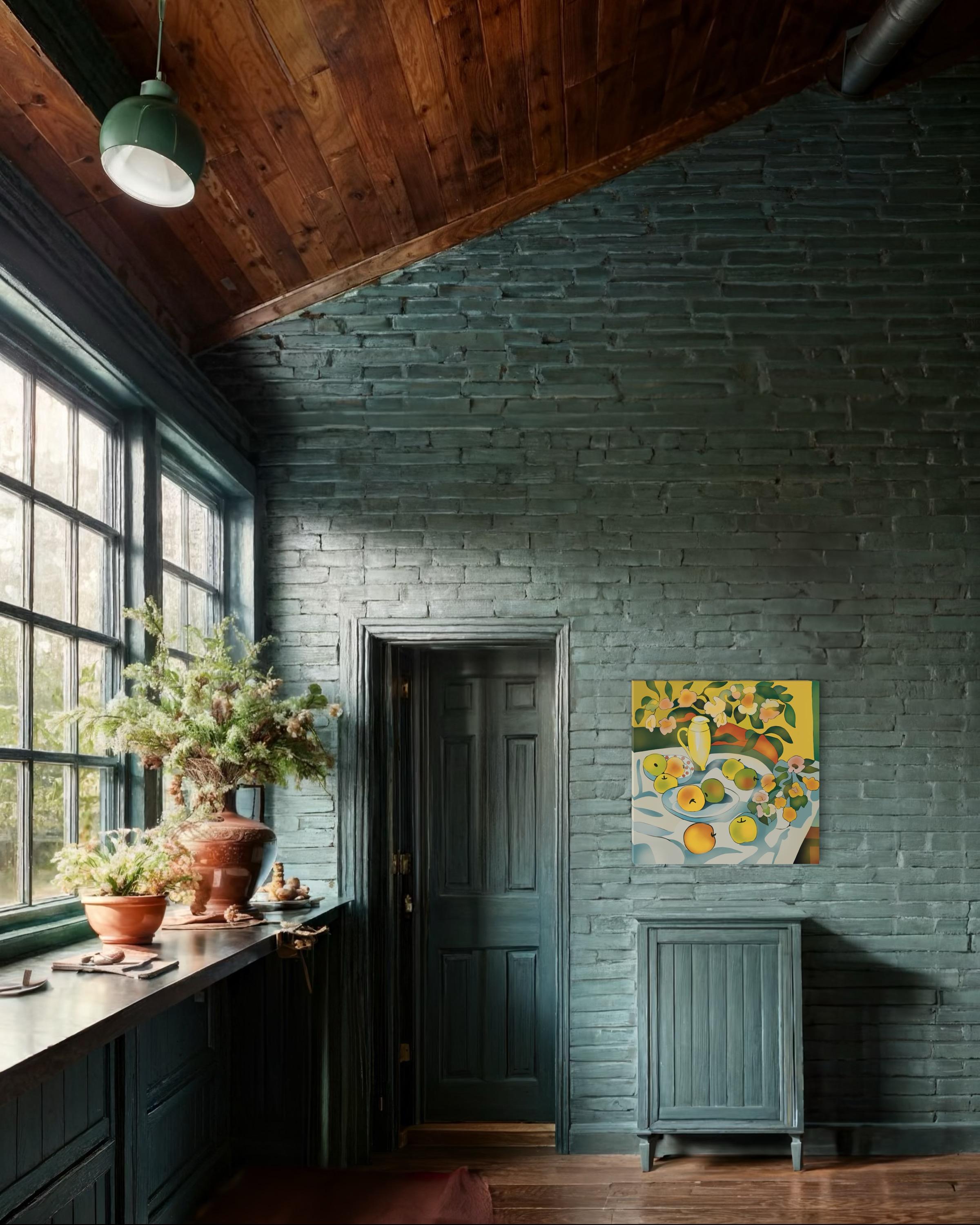 Nature morte, 70x70cm, impression sur toile, édition 20 pcs. en vente 1