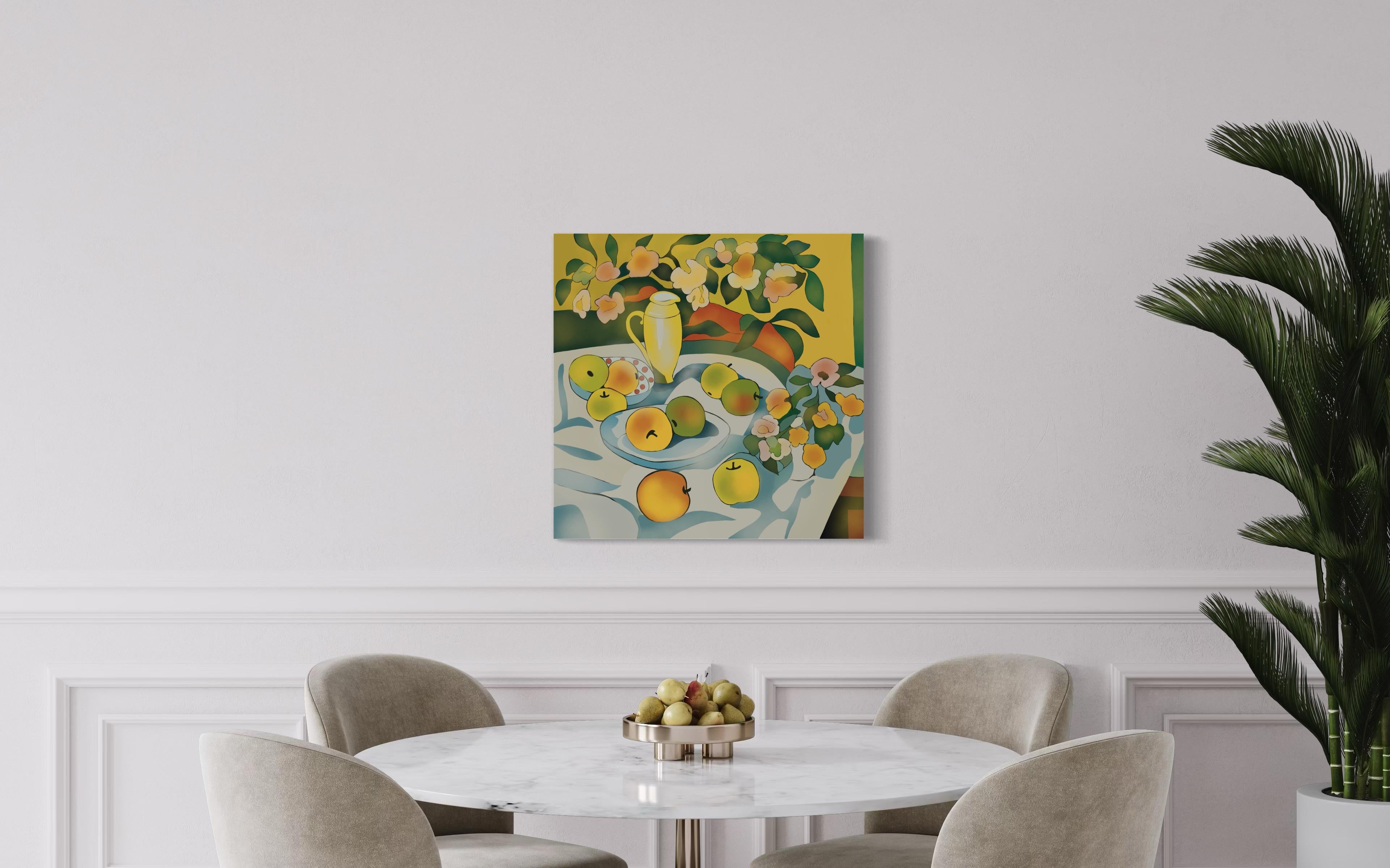 Nature morte, 70x70cm, impression sur toile, édition 20 pcs. en vente 3