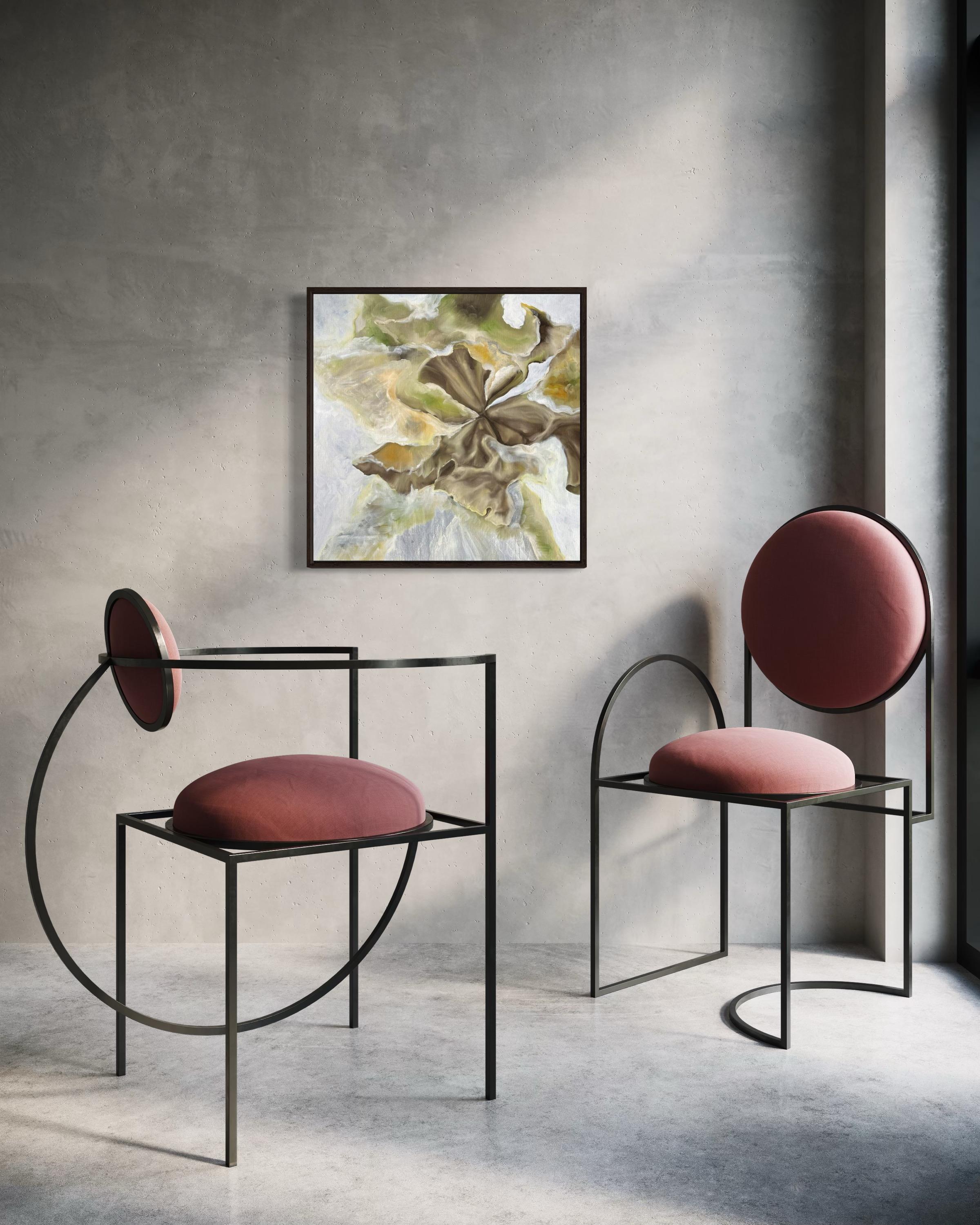 

My paintings are a reflection of my inner space, I will call it a garden. What is this garden like? It's a little chaotic, a little bright, a little abstract, a little orderly, a little dramatic.
My inner garden becomes outer thanks to pictures.