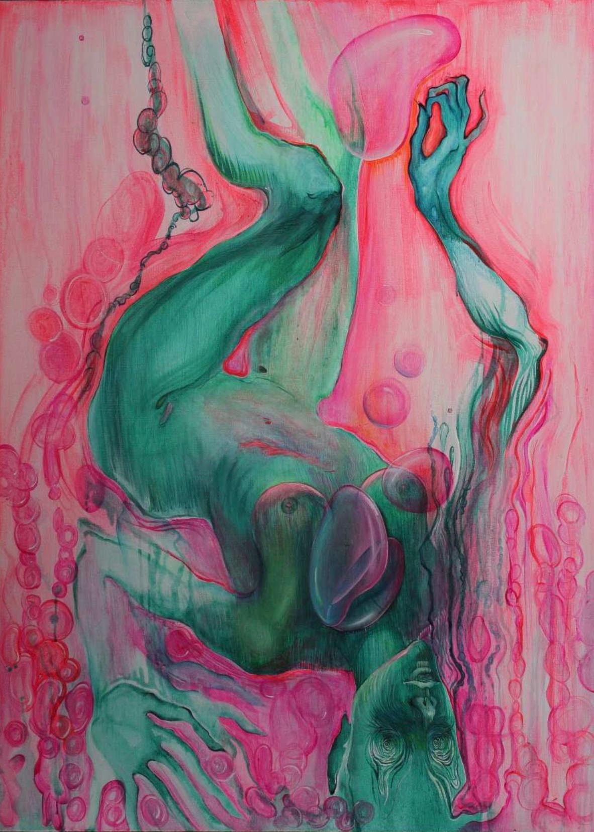 Series "Succubi", 110x80 Acrylic on canvas