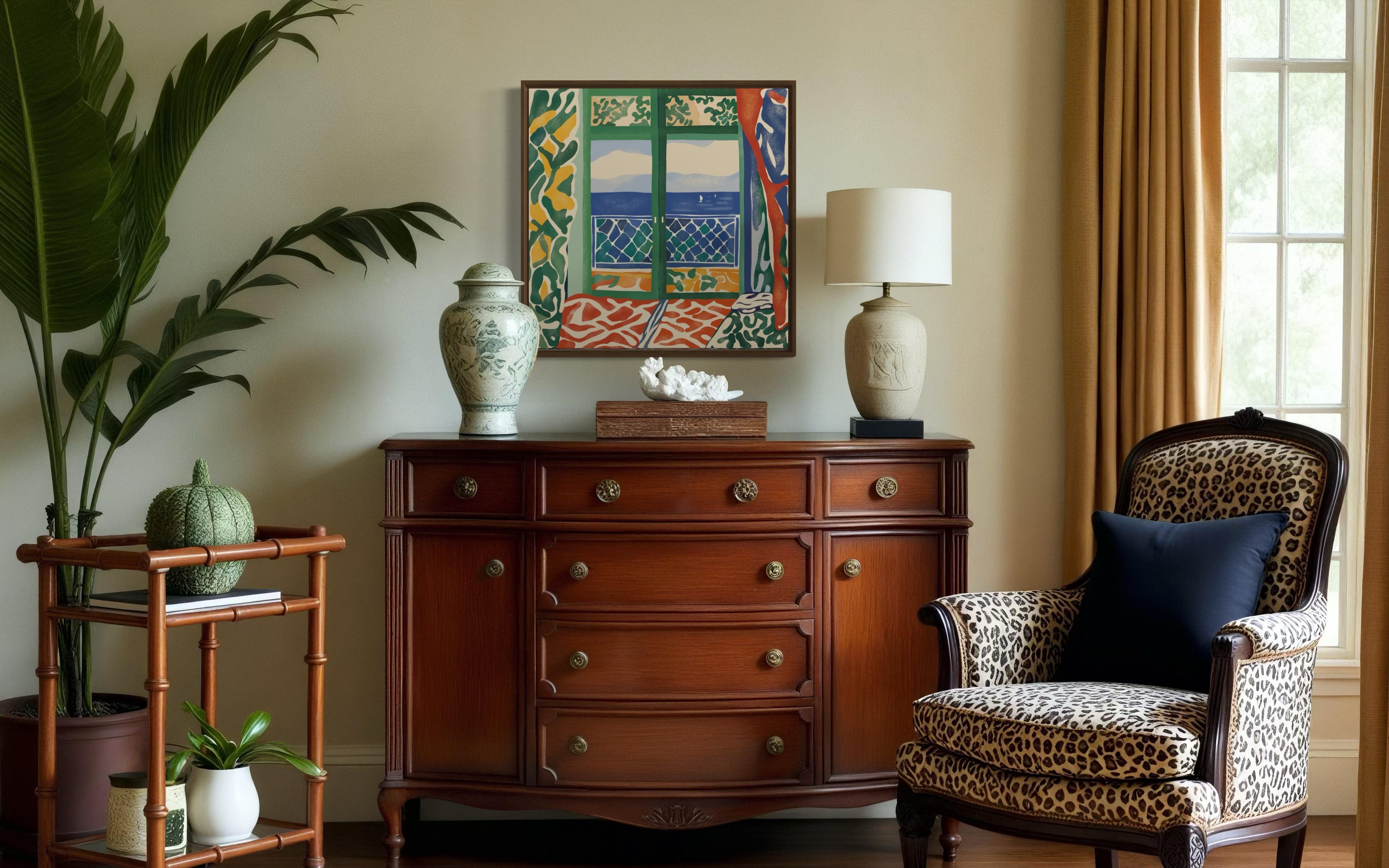 Sun in my room, 70x70cm, impression sur toile, édition 20 pièces. en vente 2