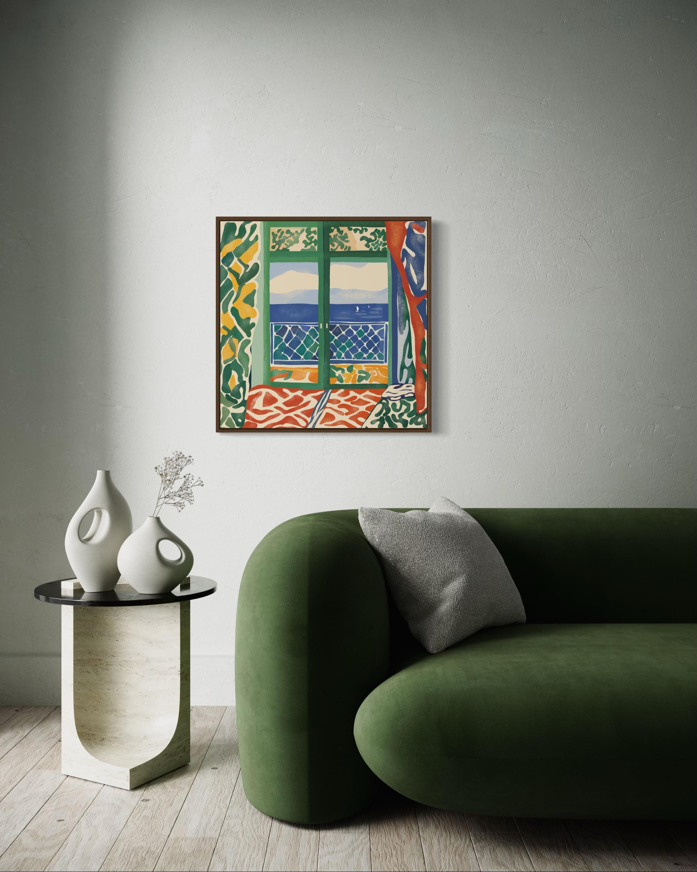 Sun in my room, 70x70cm, impression sur toile, édition 20 pièces. en vente 4