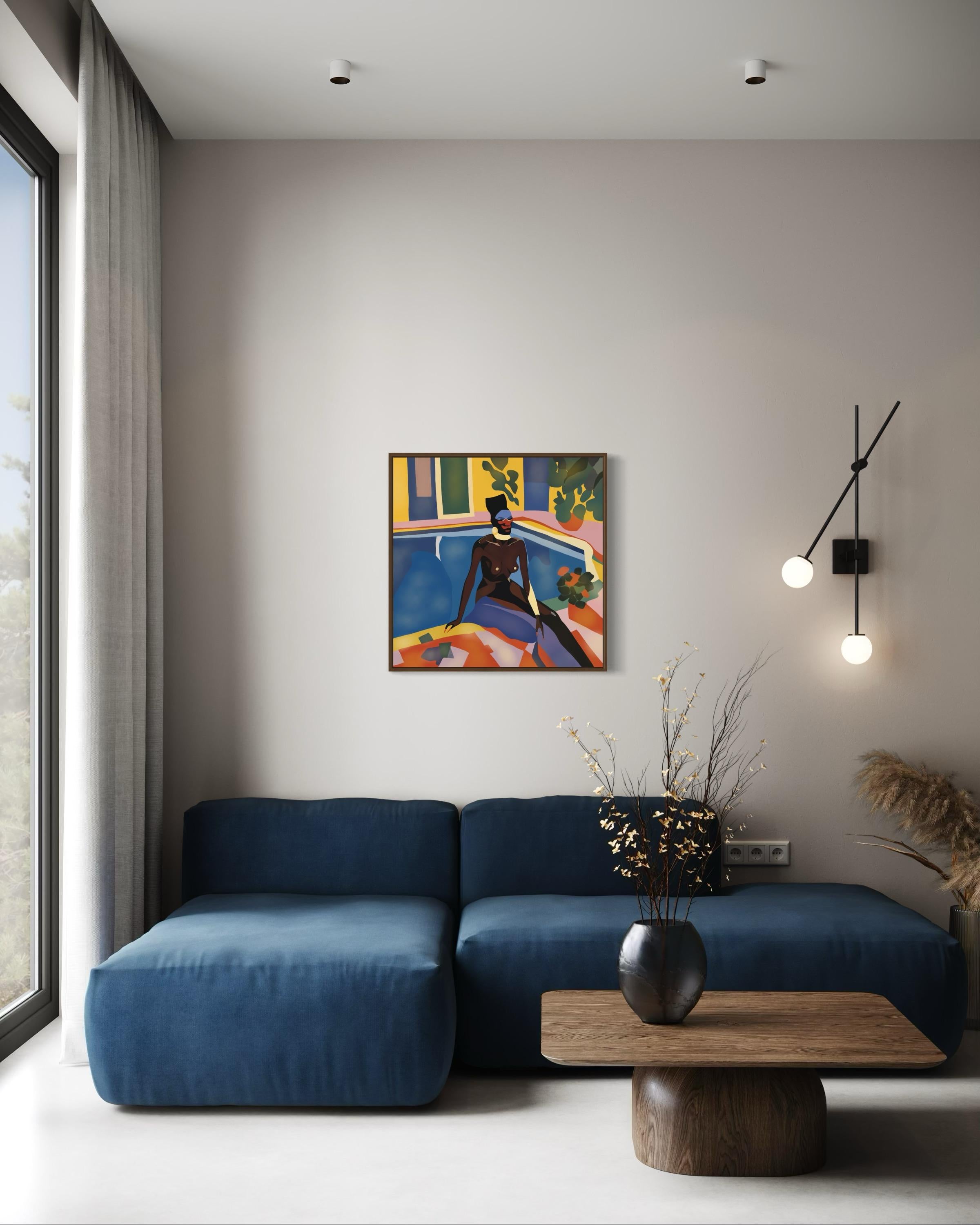 Grace Jones, 70 x 70 cm, impression sur toile, édition 20 pièces. en vente 4