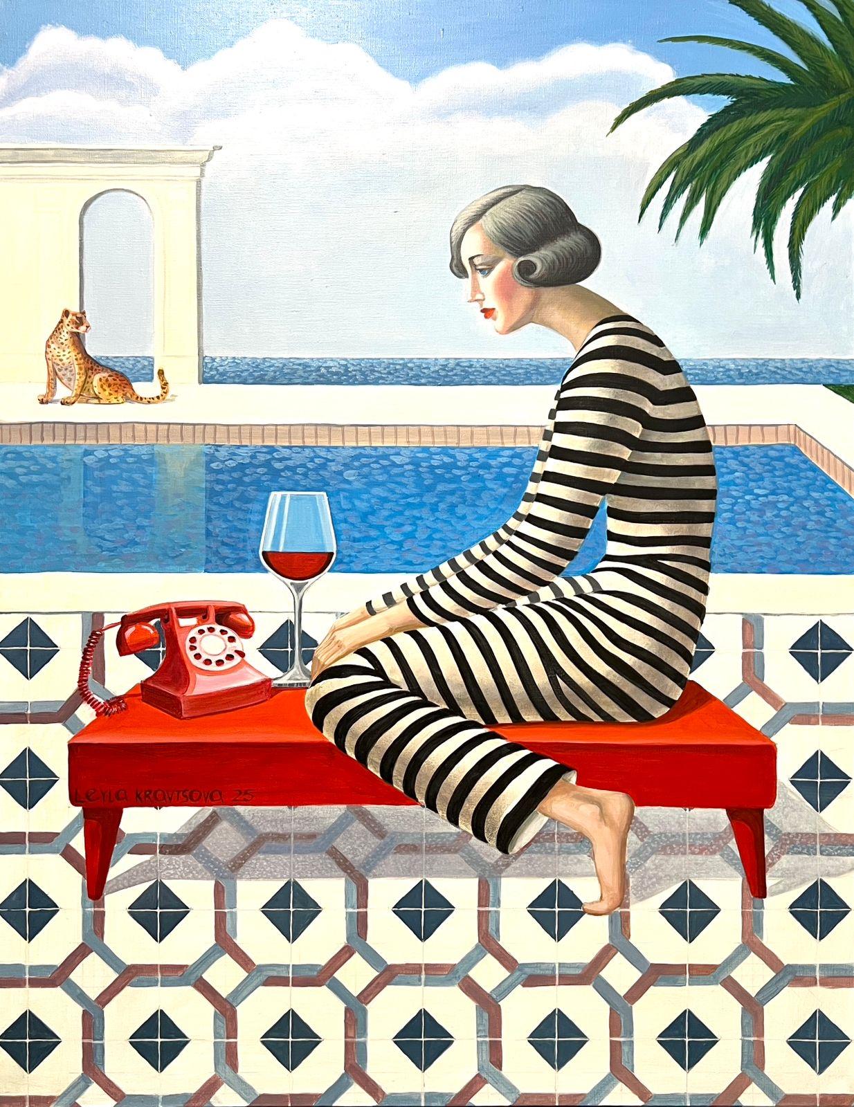 Anticipation, 90x70cm, acrylic on canvas