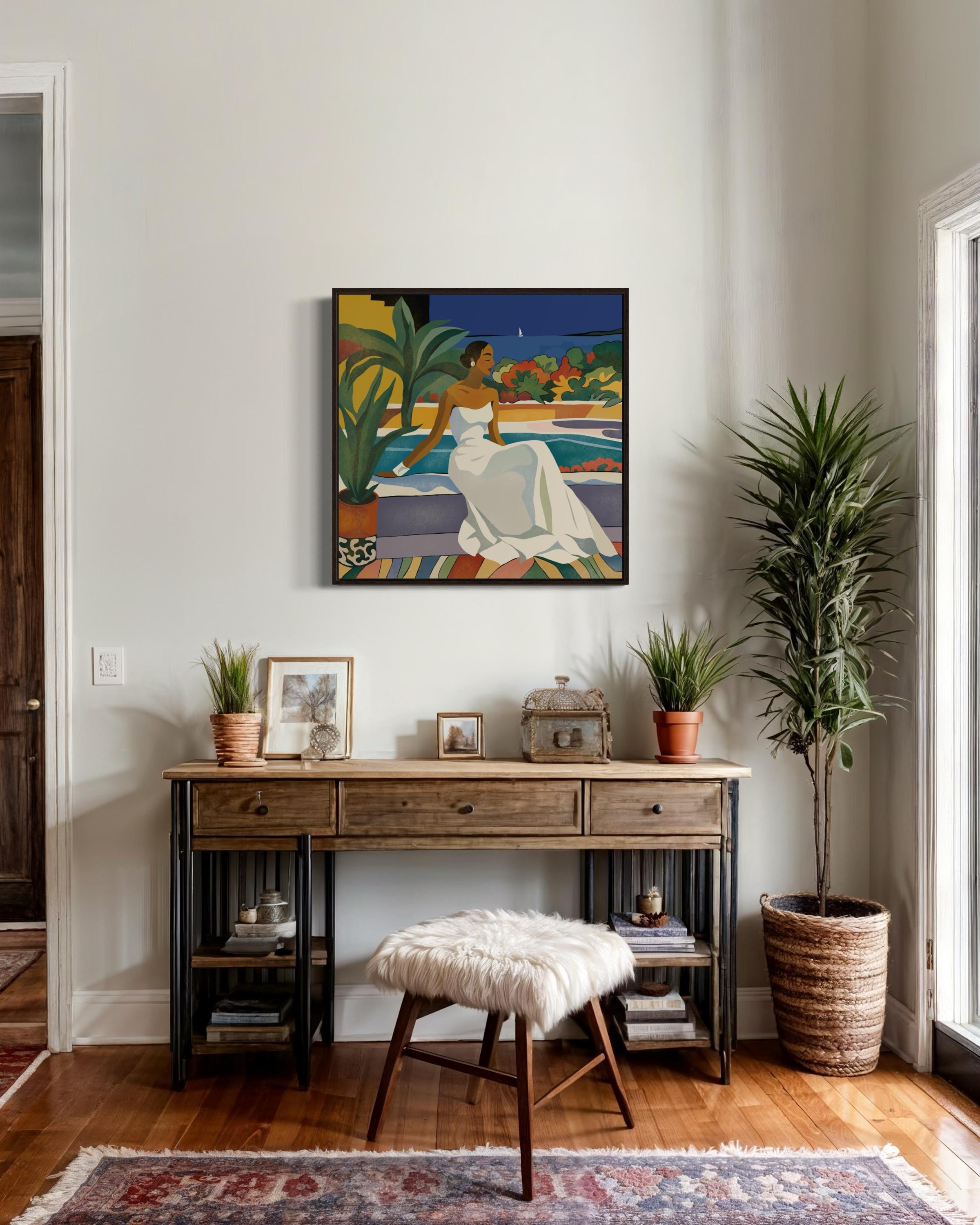 Temps d'été, 70x70cm, impression sur toile, édition 20 pièces. en vente 3