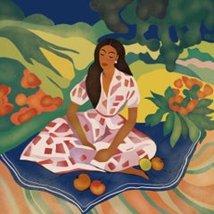 Sommerzeit, 70x70cm, Druck auf Leinwand. Auflage 20 Teile.