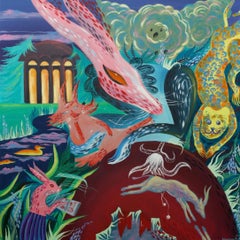 Abend, Acryl auf Leinwand 80x80 cm