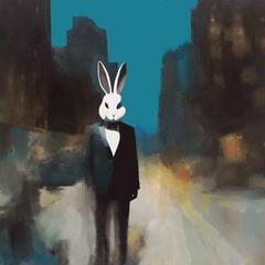 Che maschera indossi? 80x80cm, stampa su tela.Edizione di 20 pezzi