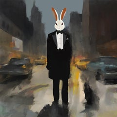 Che maschera indossi? 80x80cm, stampa su tela.Edizione di 20 pezzi