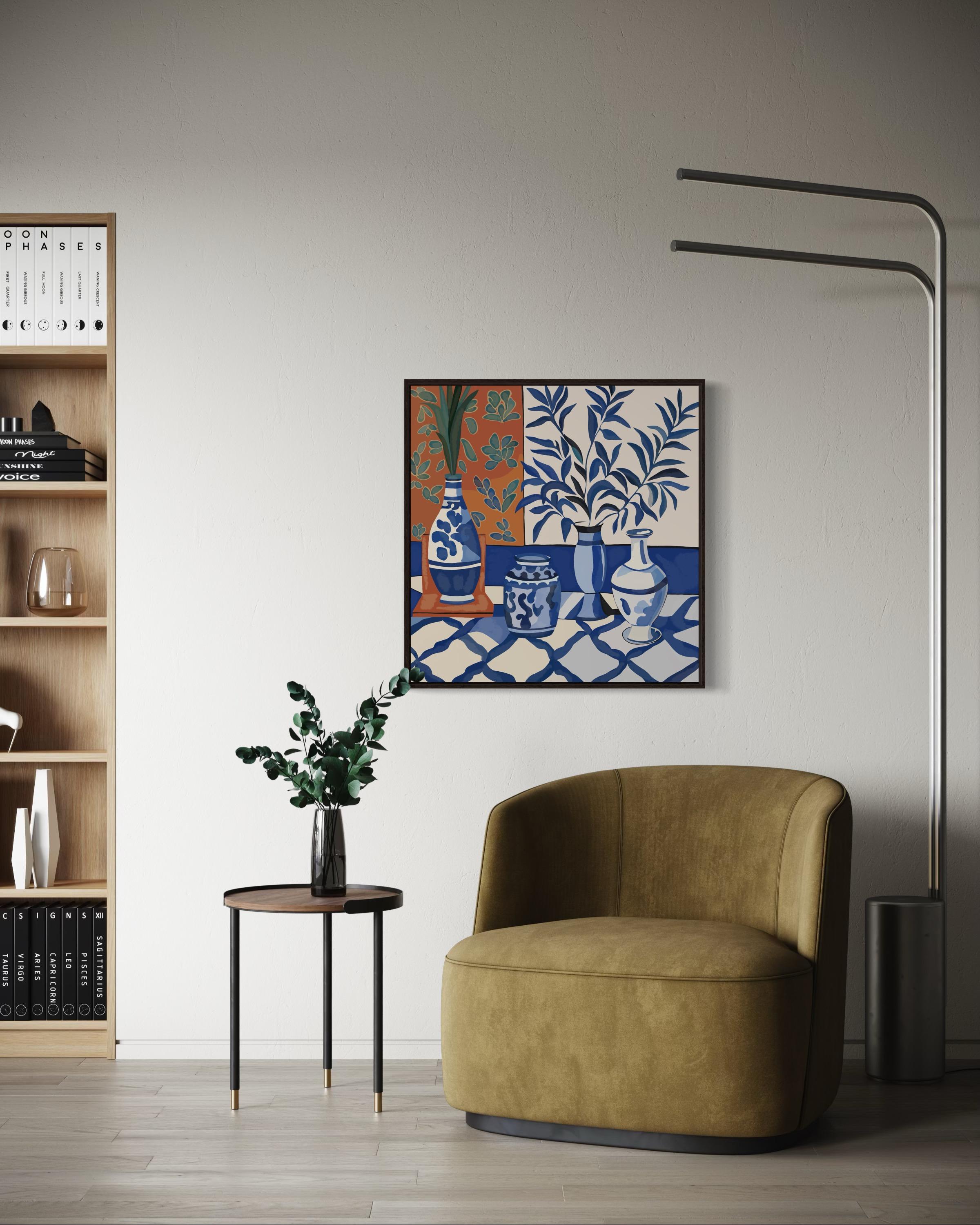 Maroc, 70x70cm, impression sur toile, édition 20 pièces. en vente 1