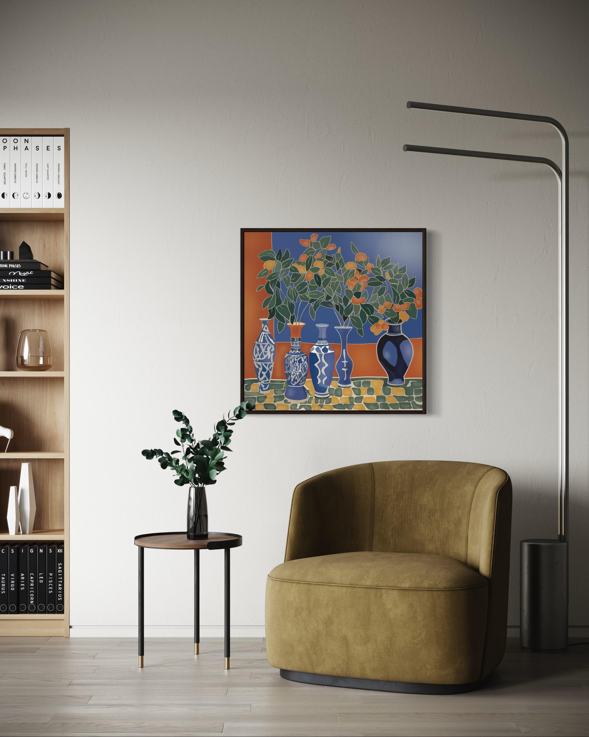 Maroc, 70x70cm, impression sur toile
Edition 20 pcs.