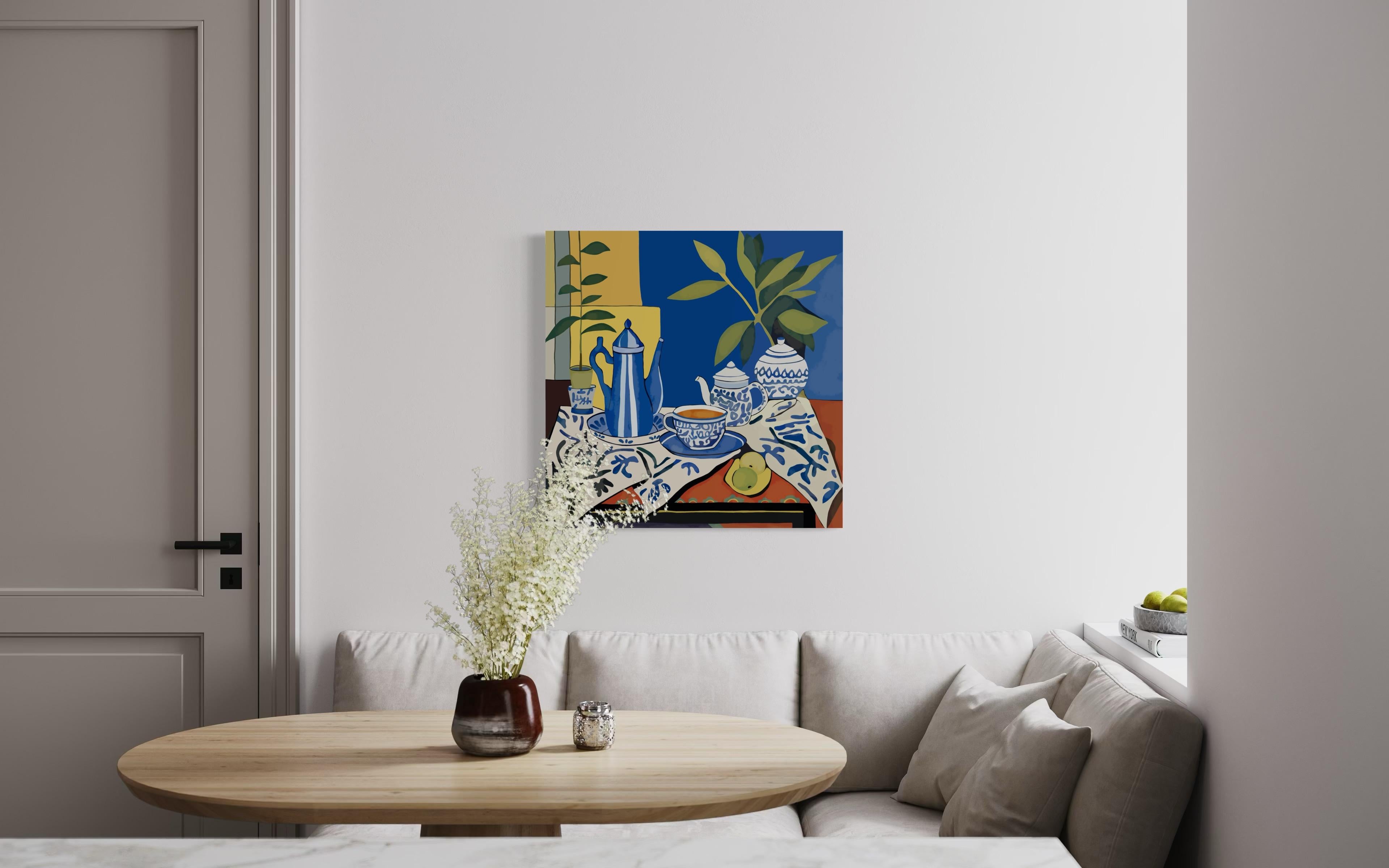 Maroc, 70x70cm, impression sur toile, édition 20 pièces. en vente 1