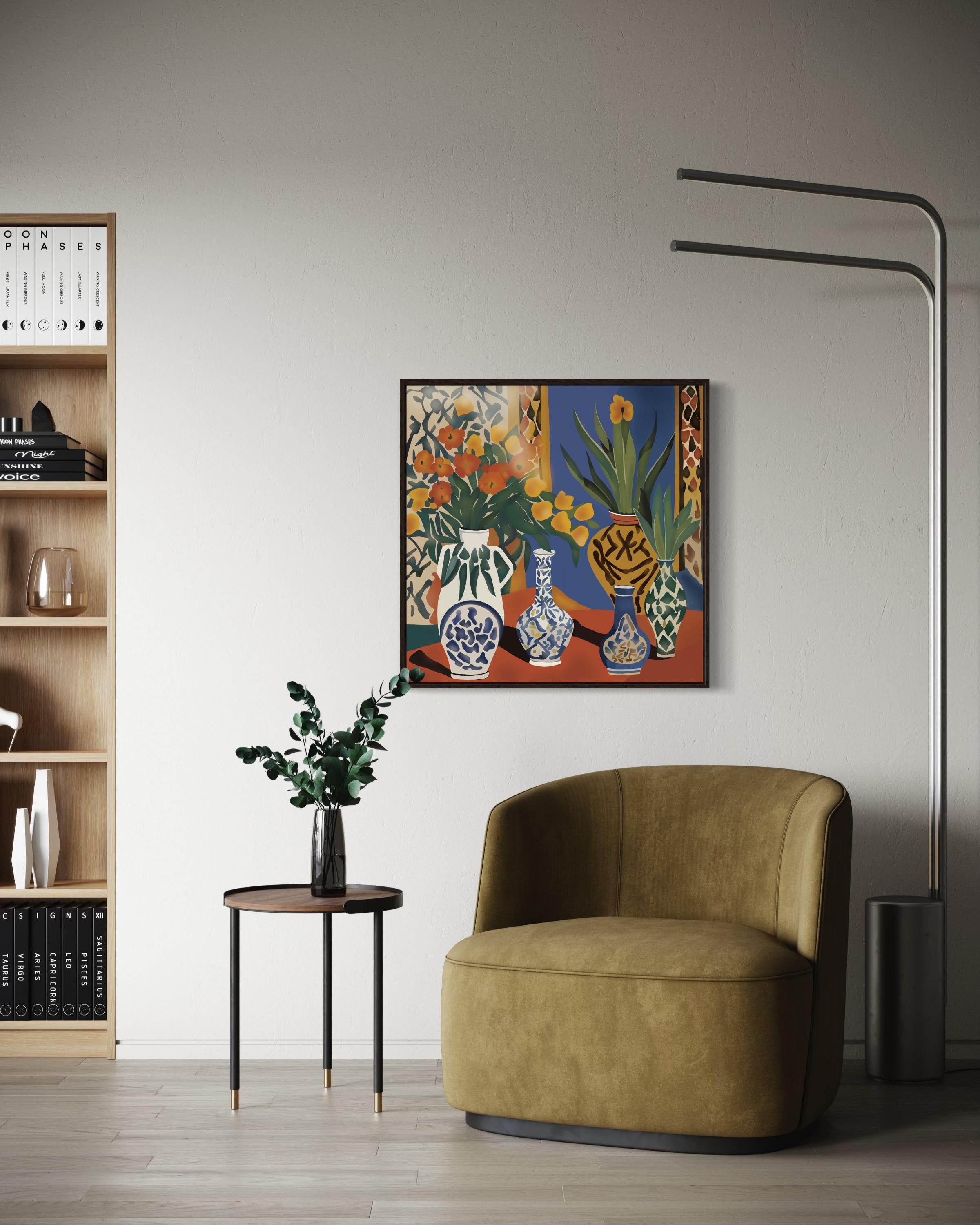 Maroc, 70x70cm, impression sur toile, édition 20 pièces. en vente 2