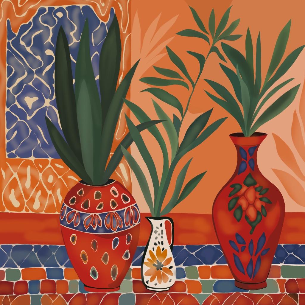 Maroc, 70x70cm, impression sur toile, édition 20 pièces.