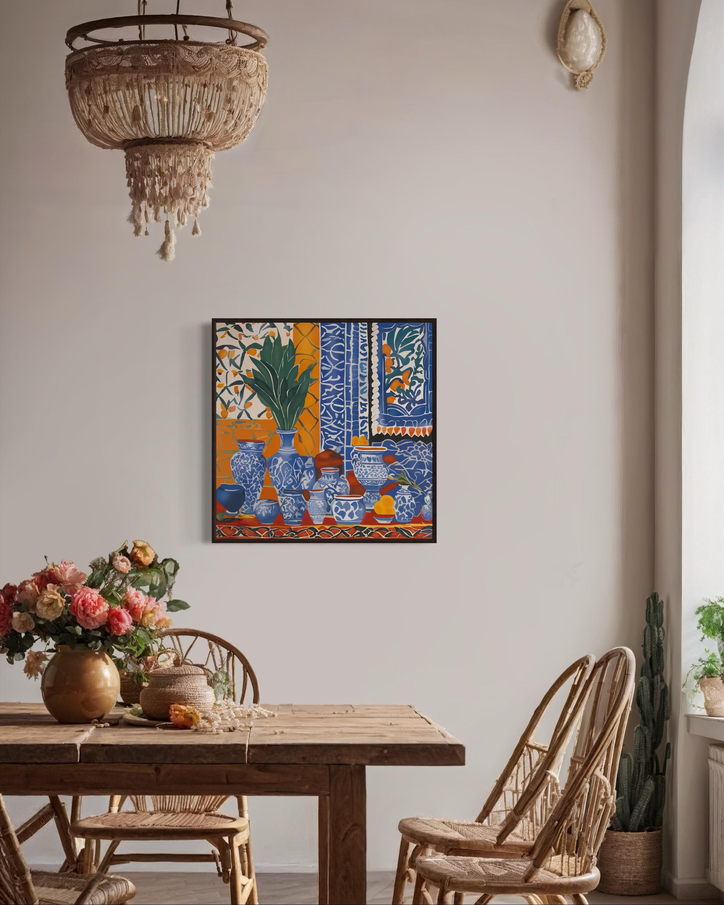 Maroc, 70x70cm, impression sur toile
Edition 20 pcs.