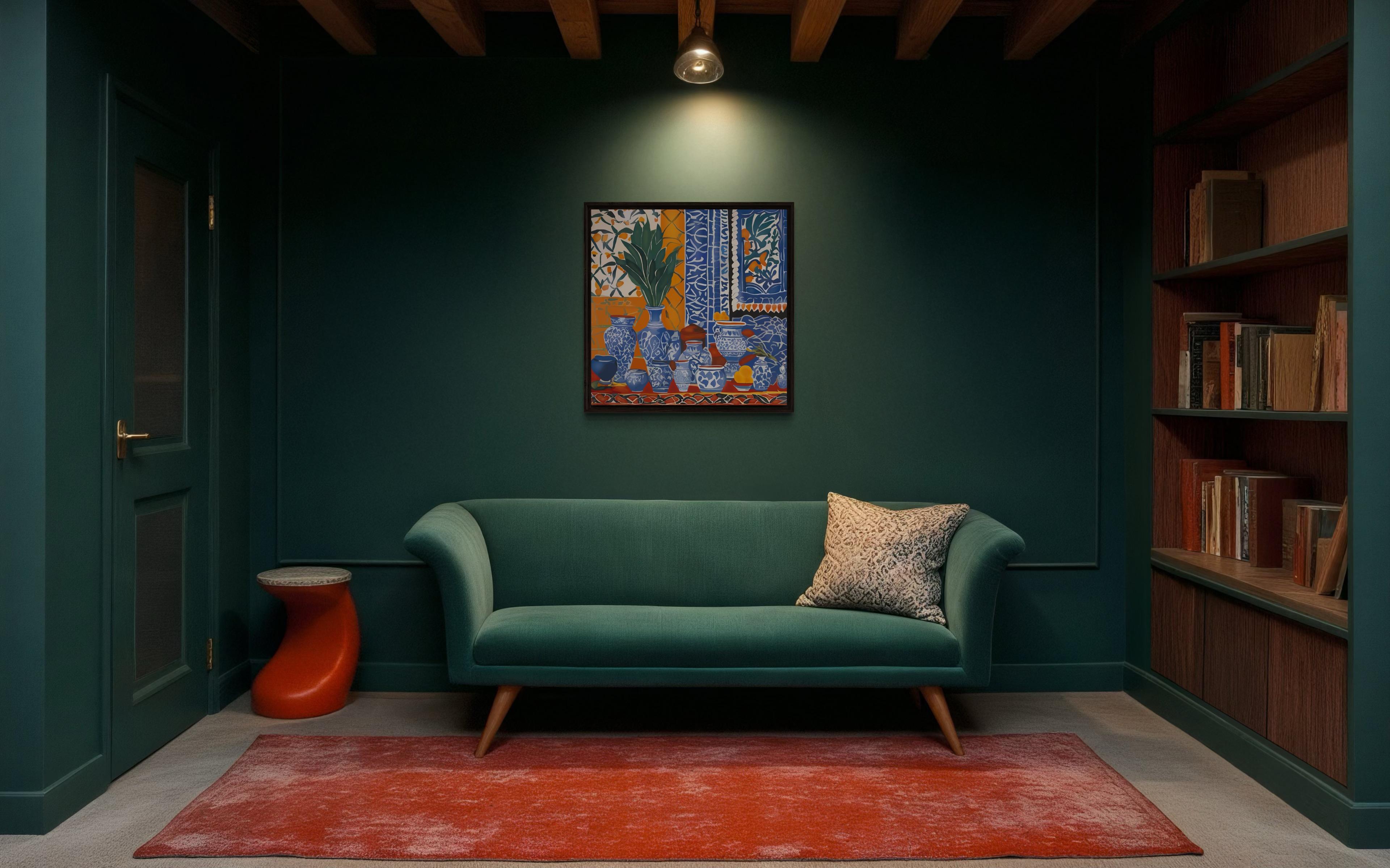 Maroc, 70x70cm, impression sur toile, édition 20 pièces. en vente 1