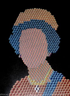 Elizabeth II, 80x60cm, acrylic on canvas