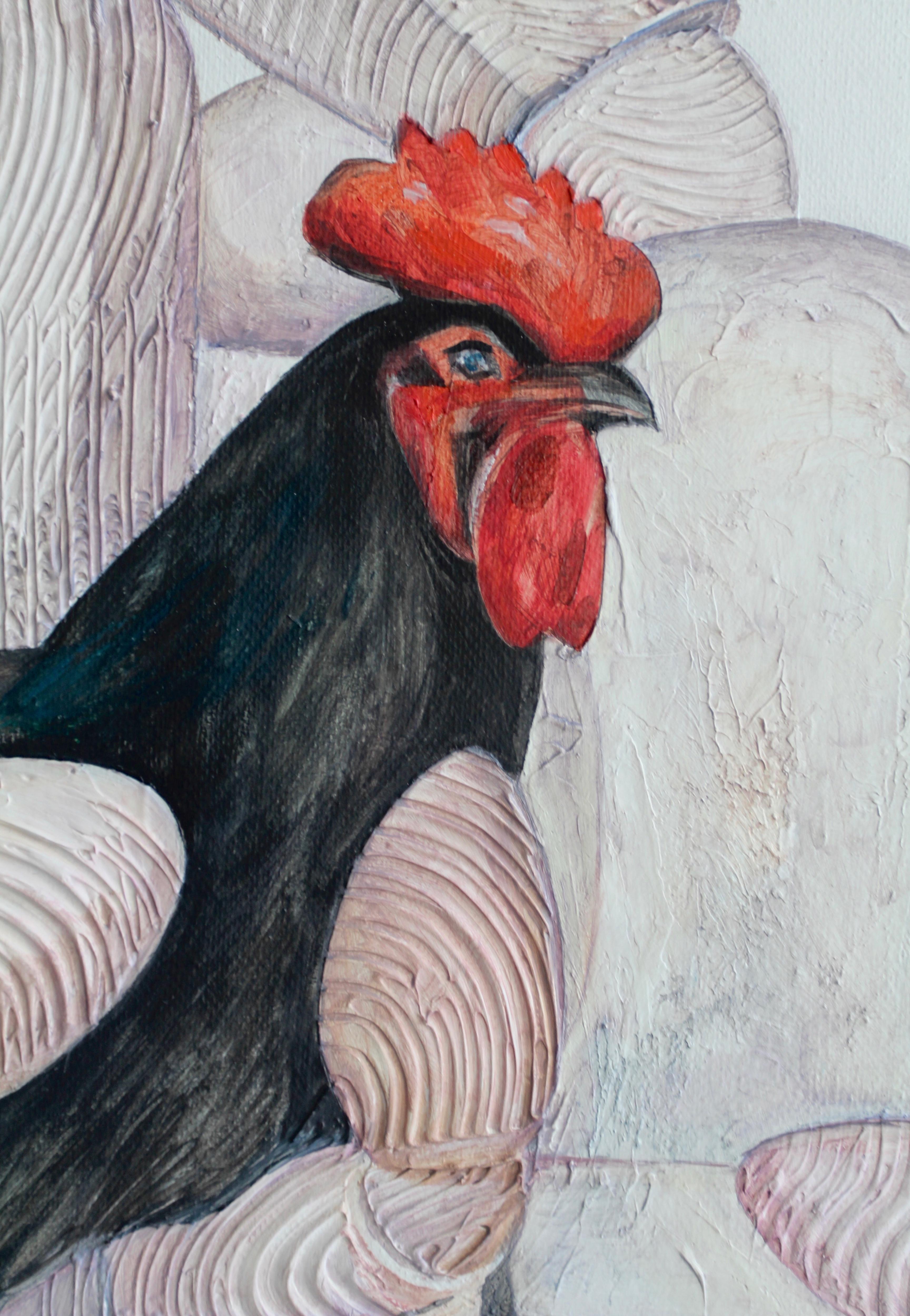 In my paintings, I chose the main character
Gestalt wooden figurine of a man)
and trying to 