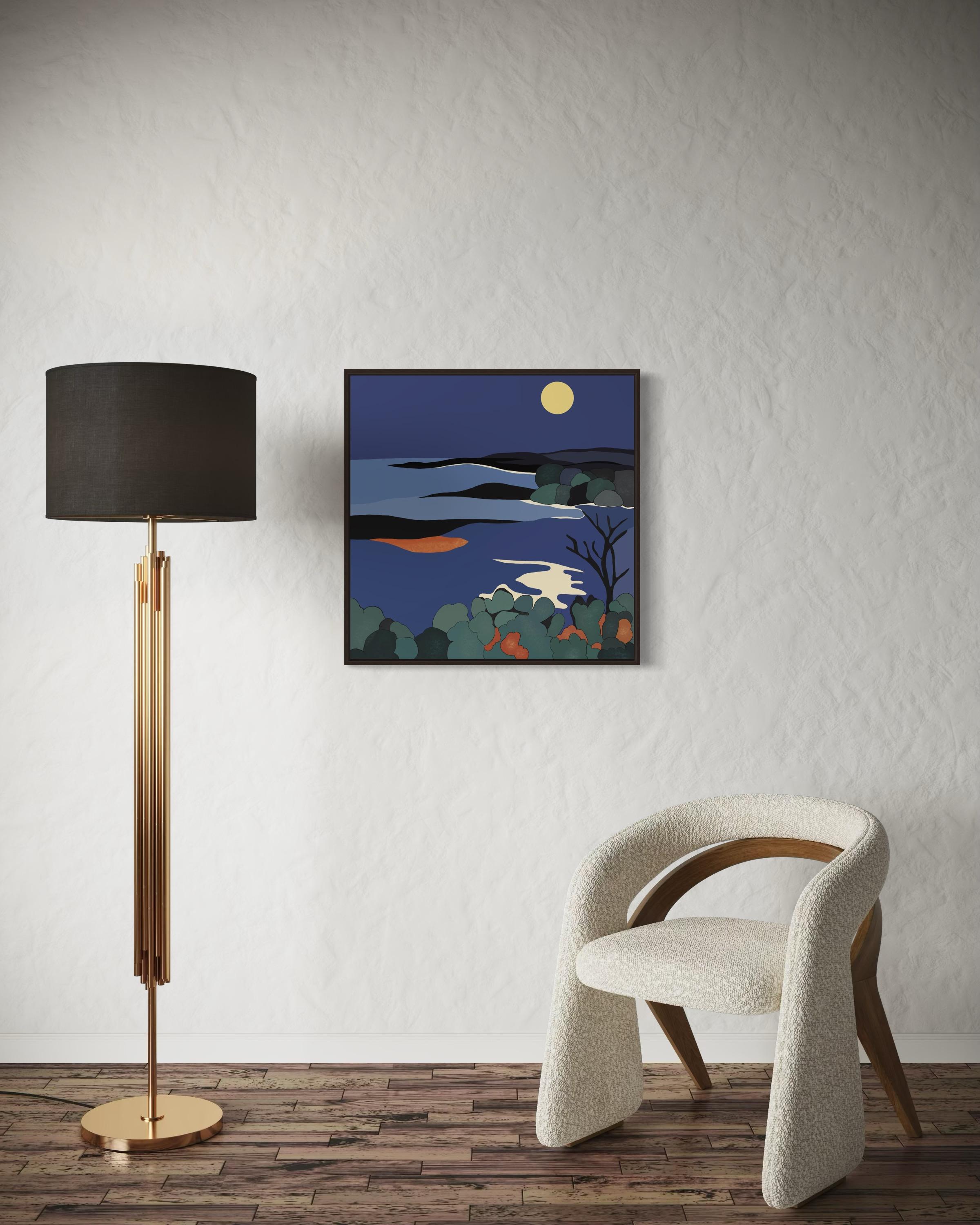 Seascape , 70x70cm, impression sur toile, édition 20 pcs. en vente 3