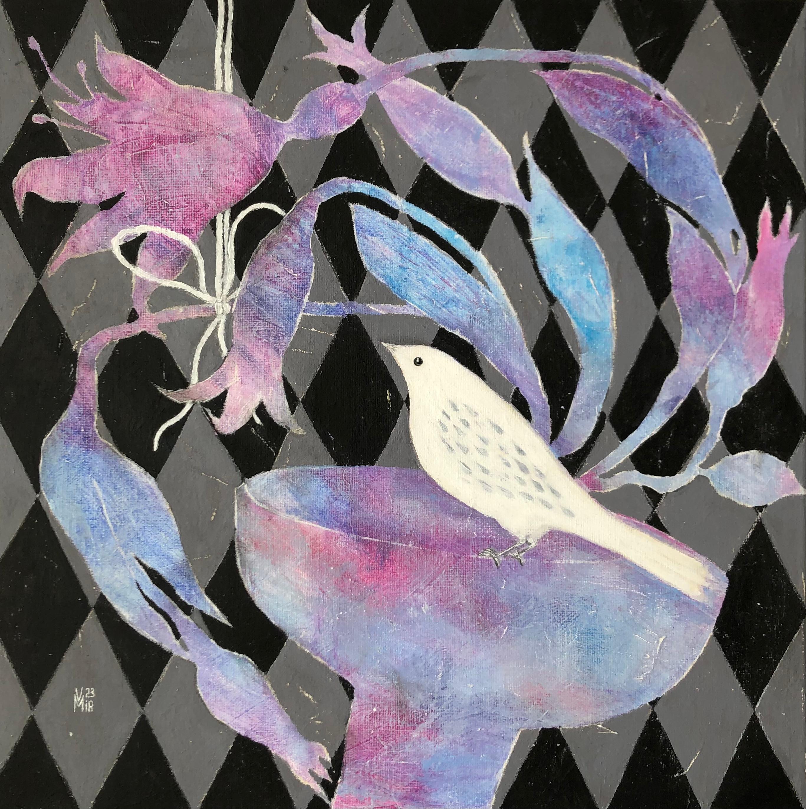 Guardian, 40x40 cm, acrylic on canvas