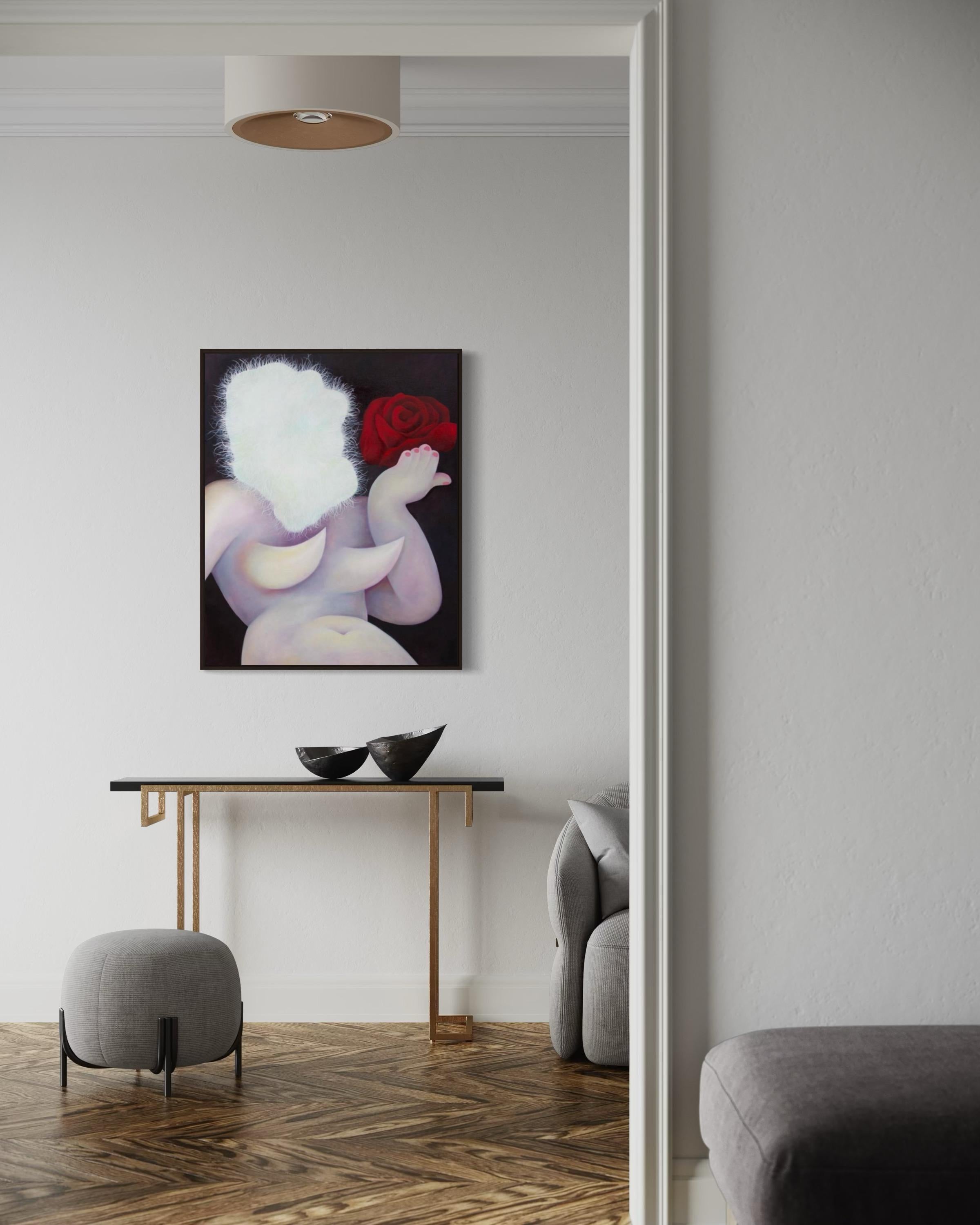 Bloom, 100x80cm, oil on canvas For Sale 2