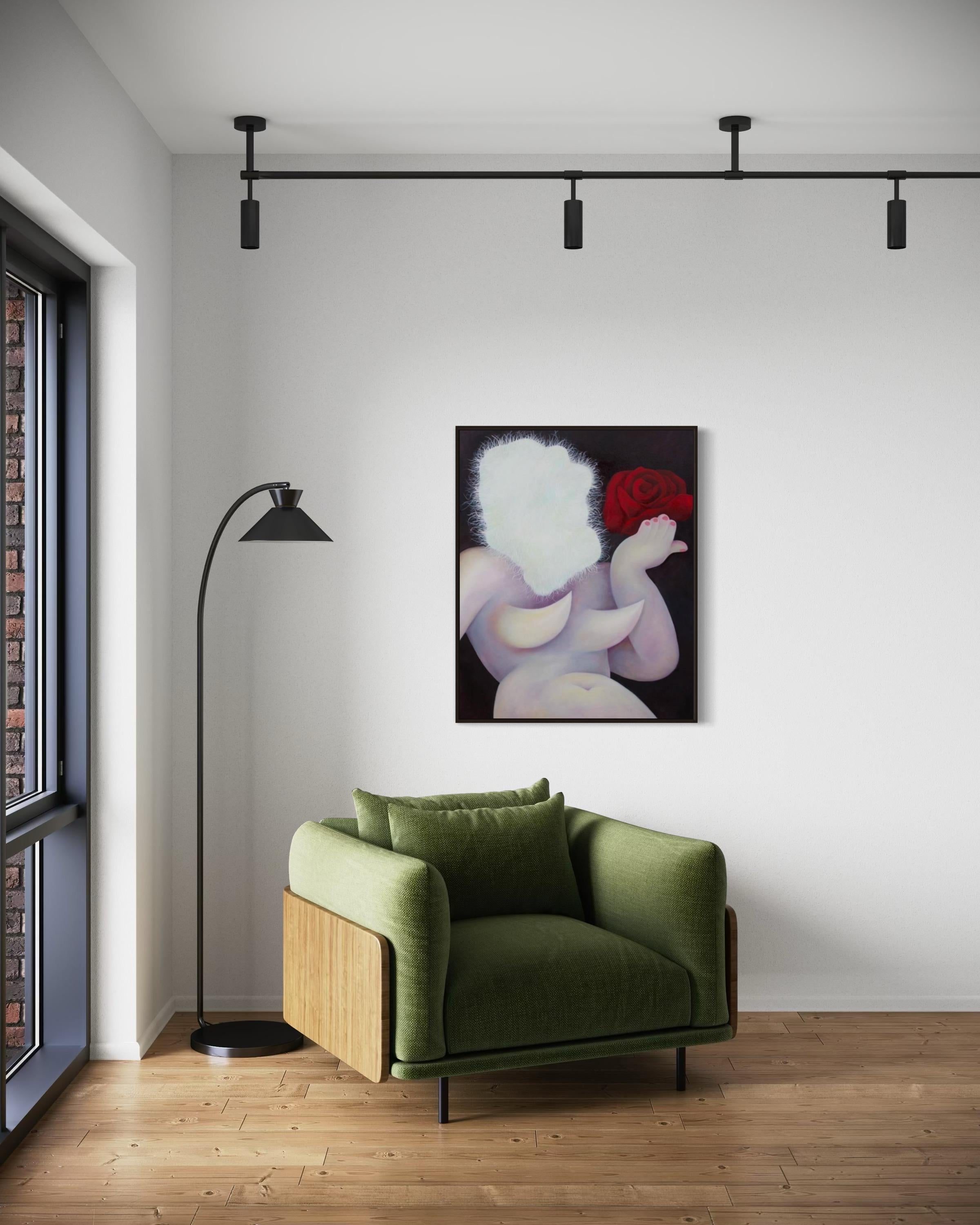 Bloom, 100x80cm, oil on canvas For Sale 3