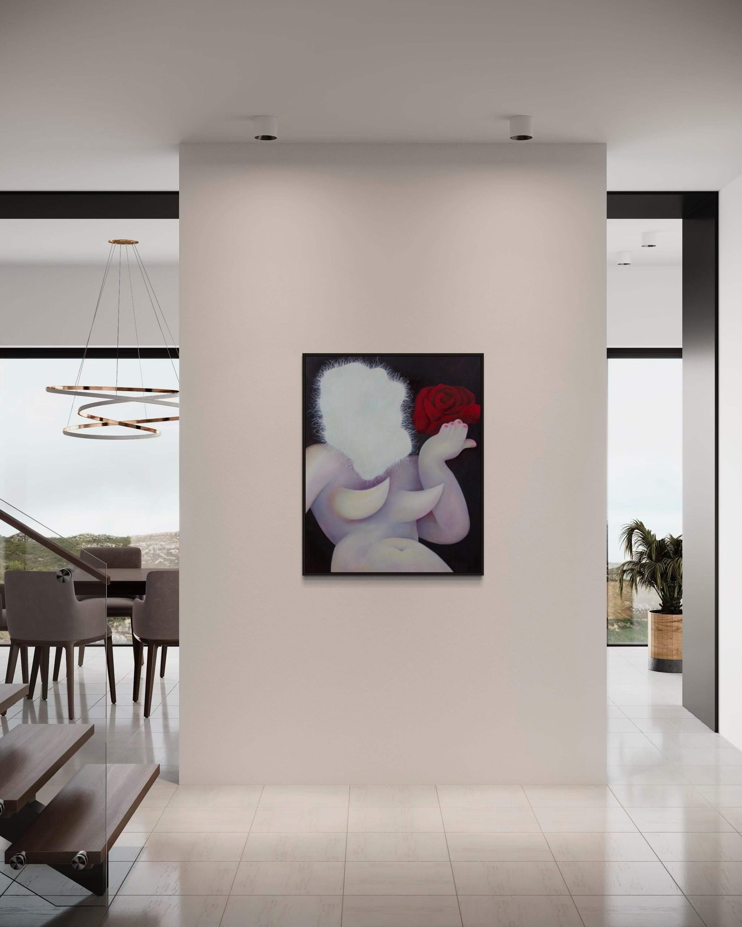 Bloom, 100x80cm, oil on canvas For Sale 4