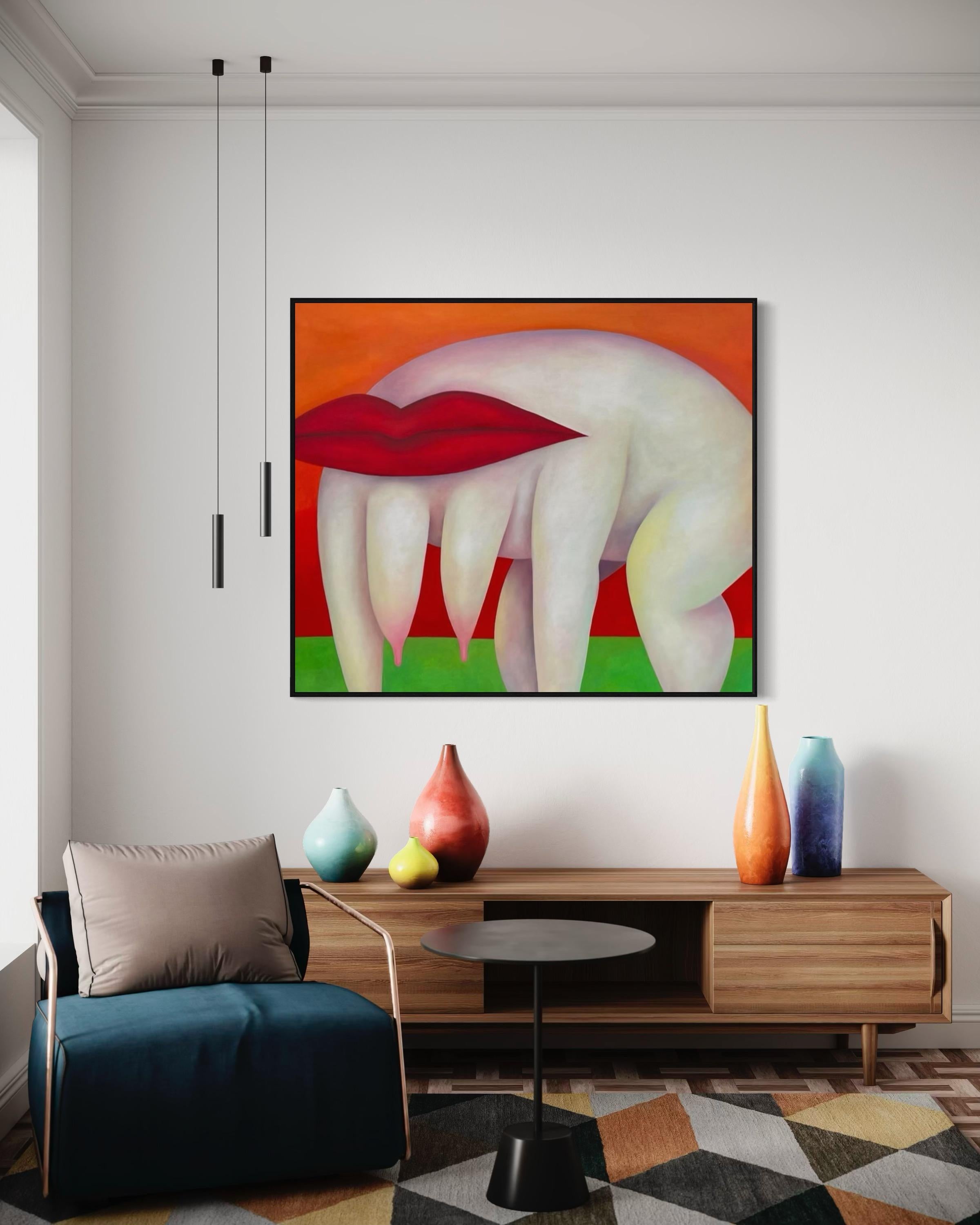 Wild, 120x140cm, oil on canvas For Sale 1