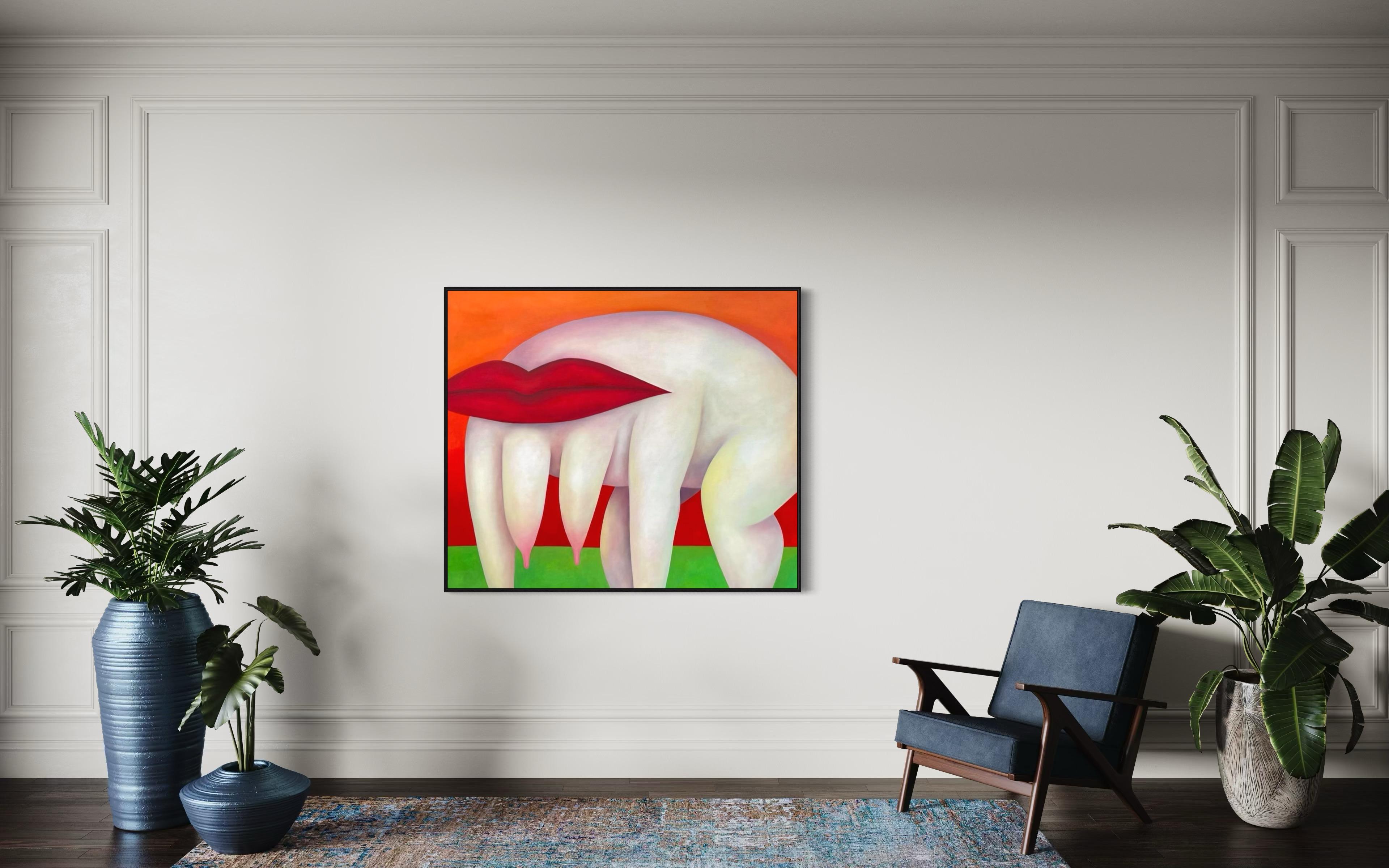 Wild, 120x140cm, oil on canvas For Sale 4