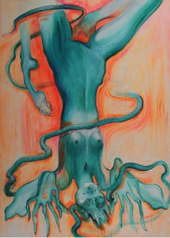 Serie "Succubi", 110x80 Acrilico su tela