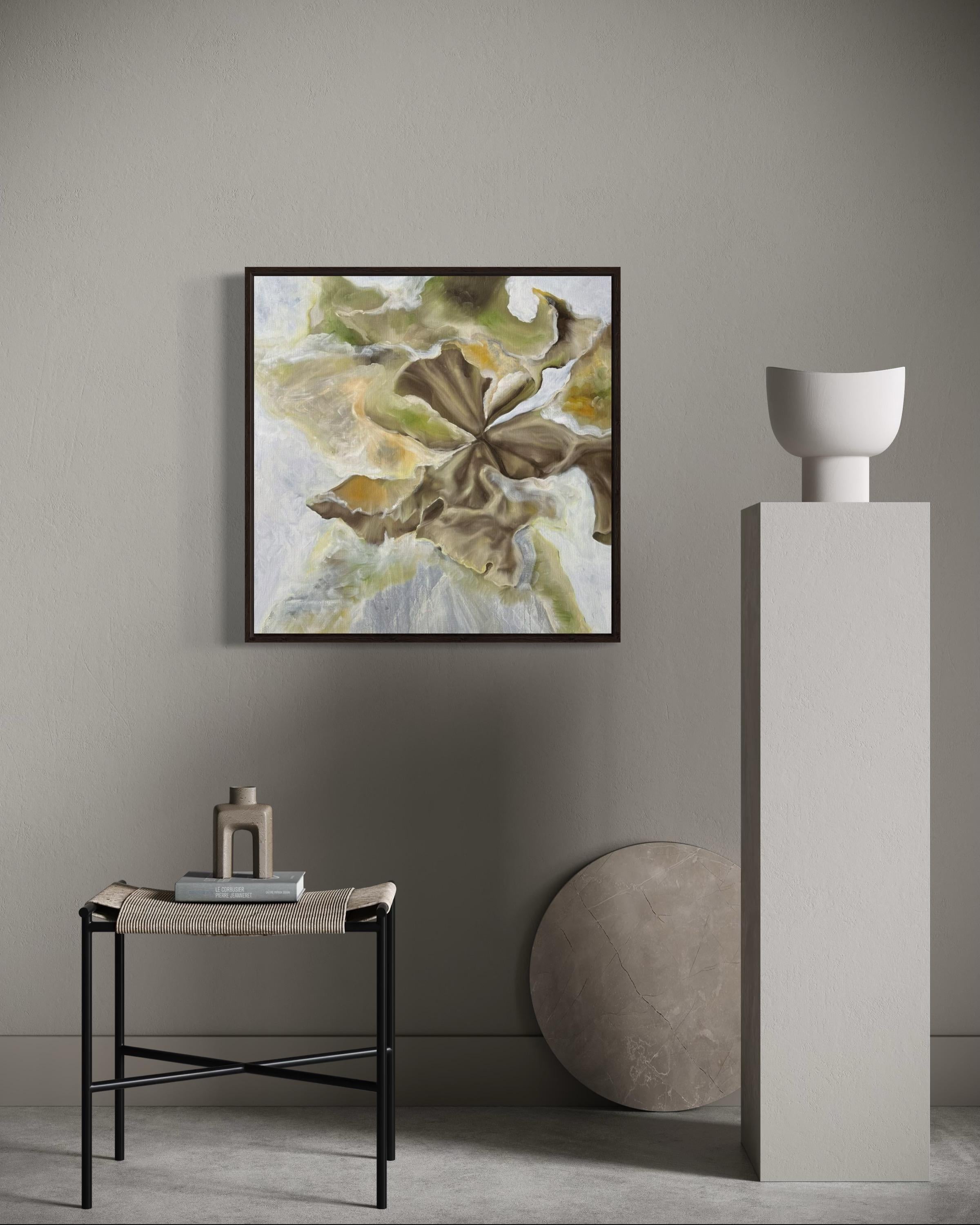 In the Haze, Öl/Acryl/Leinwand. 60x60 cm (Zeitgenössisch), Art, von Inna Sumina