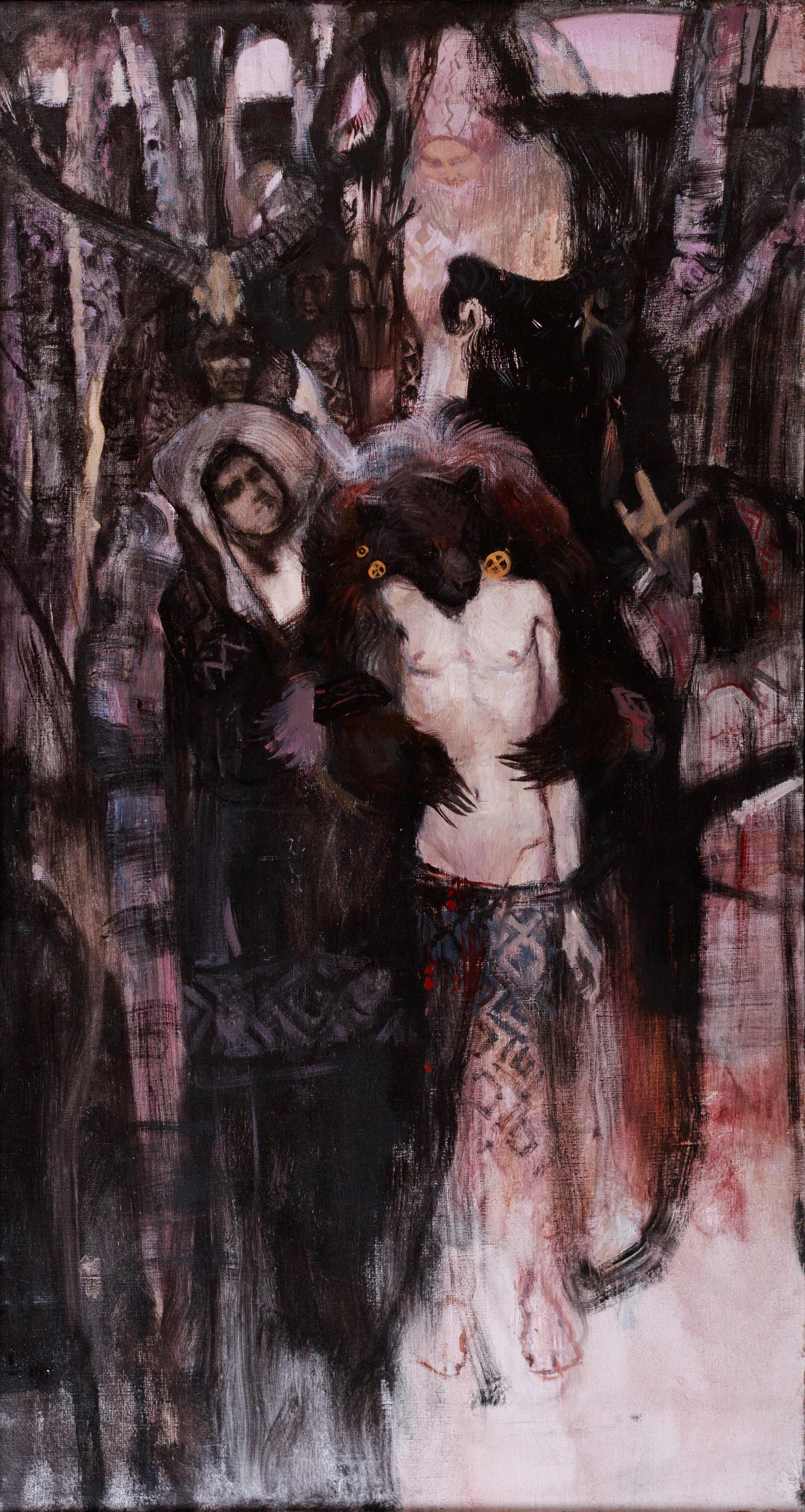 Série Vacances solaires , 120x65 cm, huile sur toile