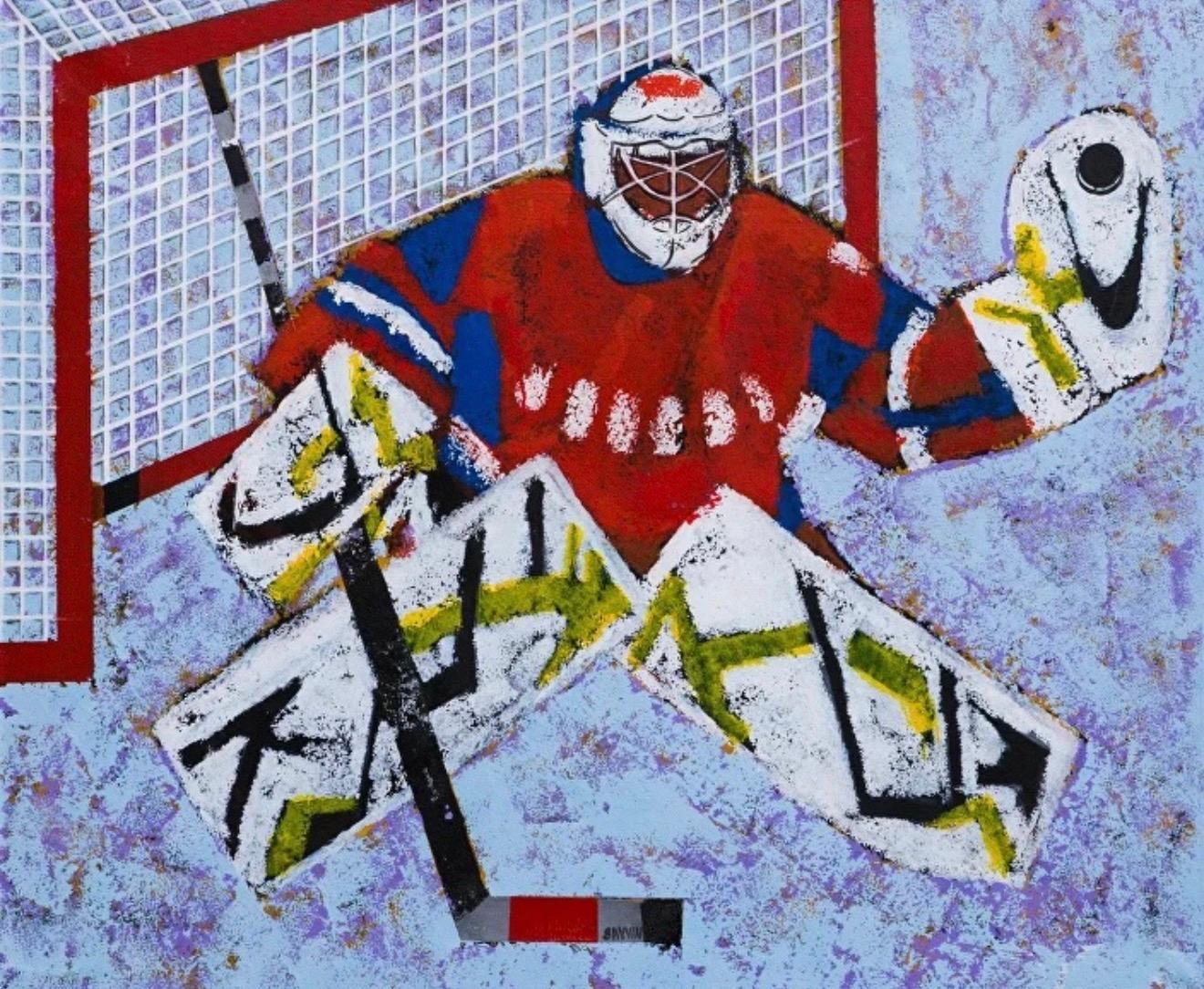 Goalkeeper, 100x120cm, Acrylic, canvas