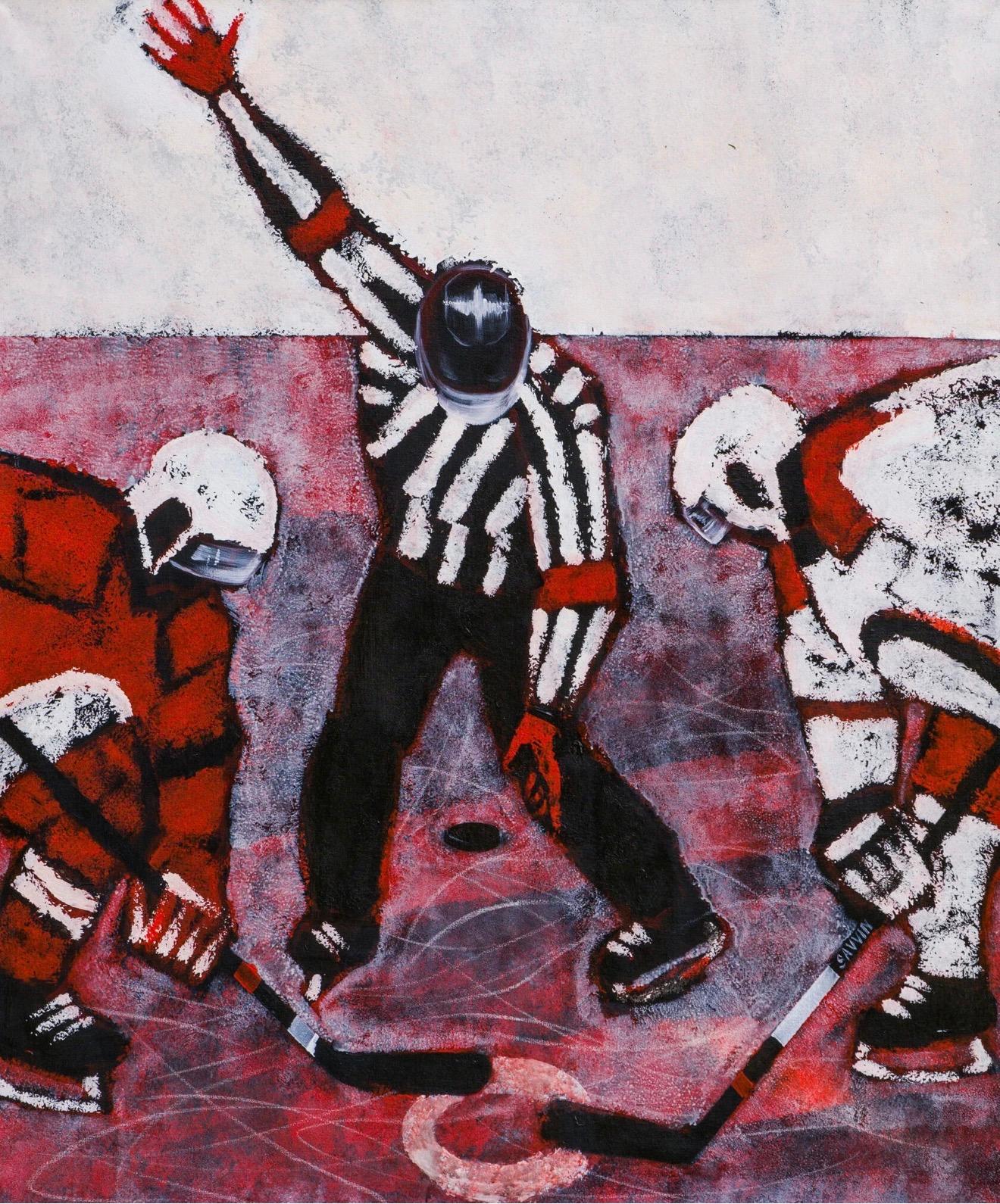 Arbiter, 100x120cm, Acrylic, canvas - Art by Aleksey Savin