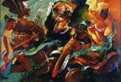 Big time Tom Waits, 180x125 cm, óleo sobre lienzo