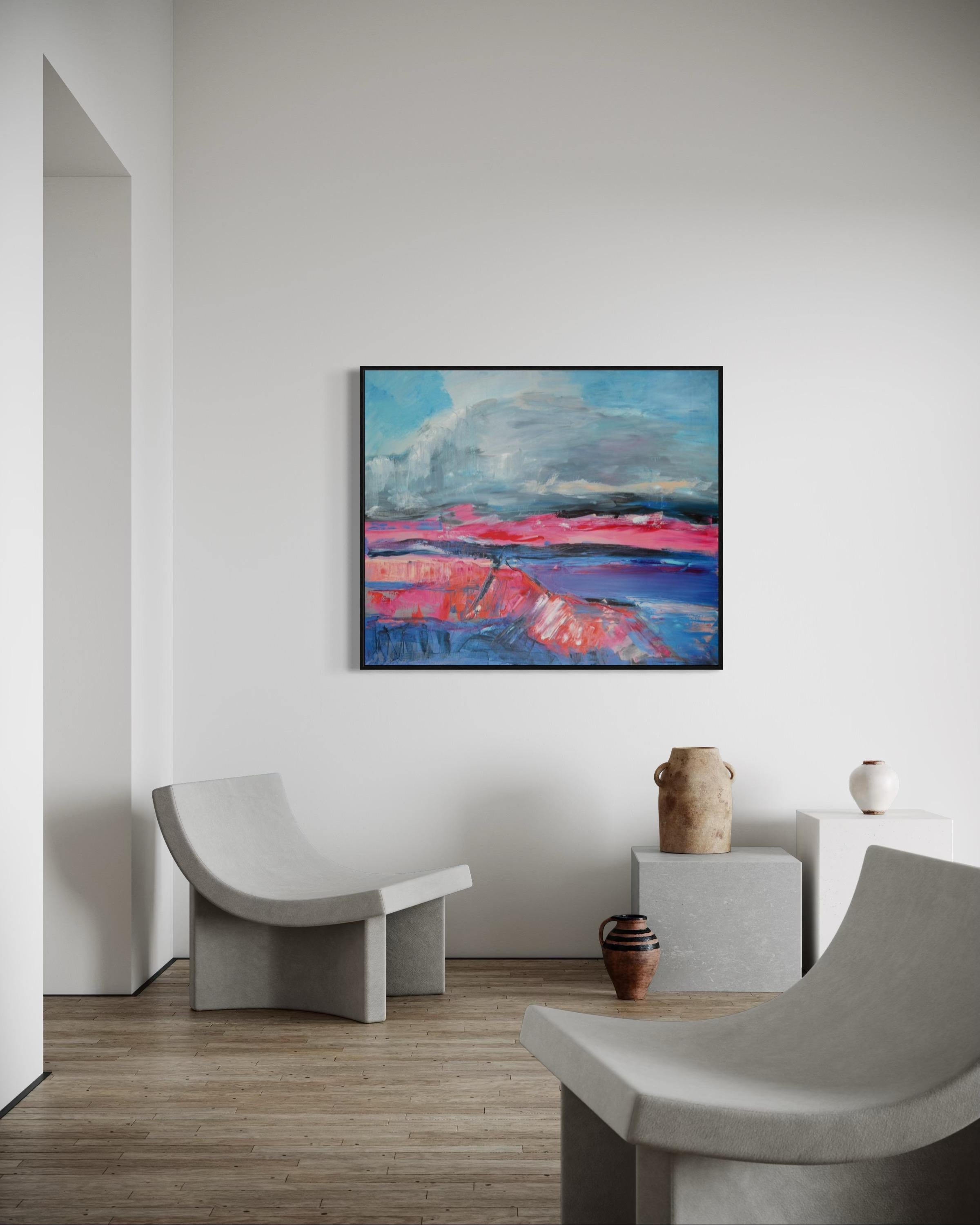 Volcano, 100x120 cm, huile, toile en vente 2