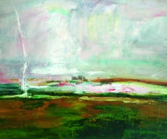 Paysage, 100x120 cm, huile, toile