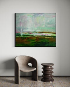 Paysage, 100x120 cm, huile, toile