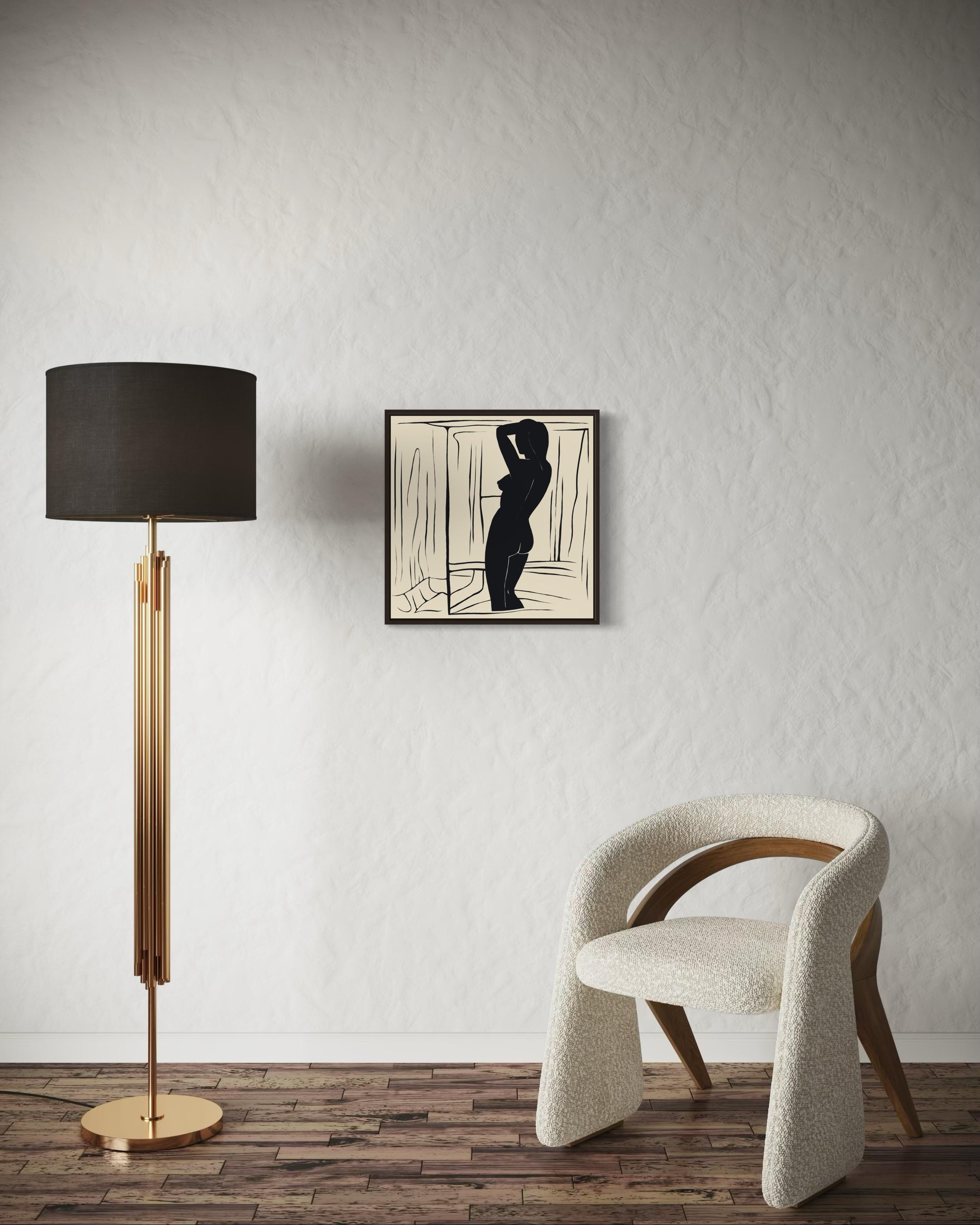 Nu, 50x50cm, impression sur toile, édition 20 pièces. en vente 4