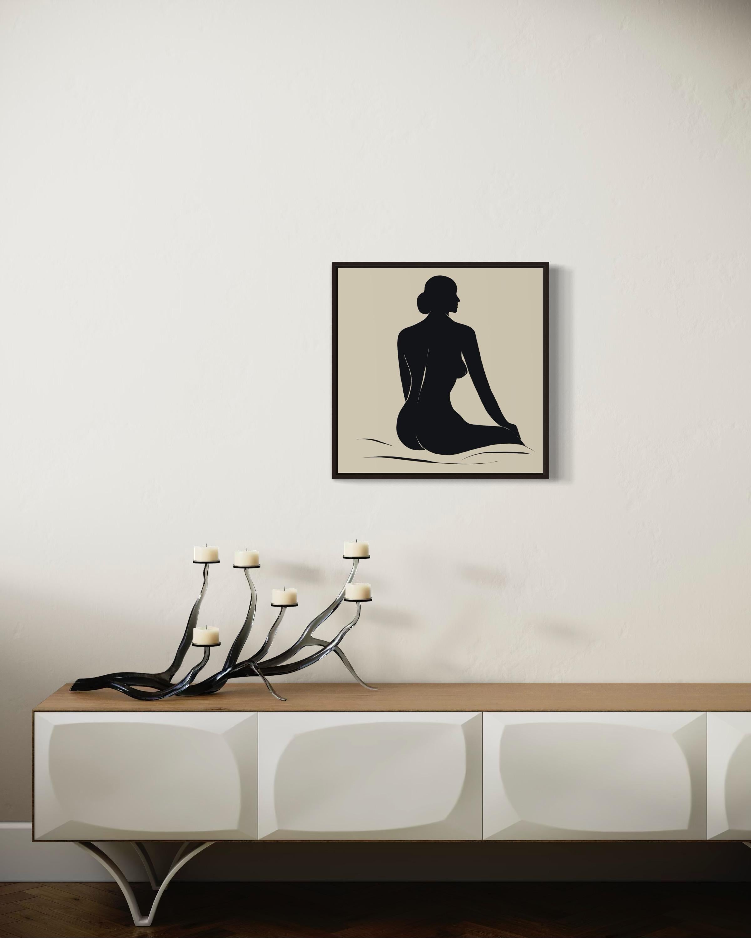 Nu, 50x50cm, impression sur toile, édition 20 pièces. en vente 3