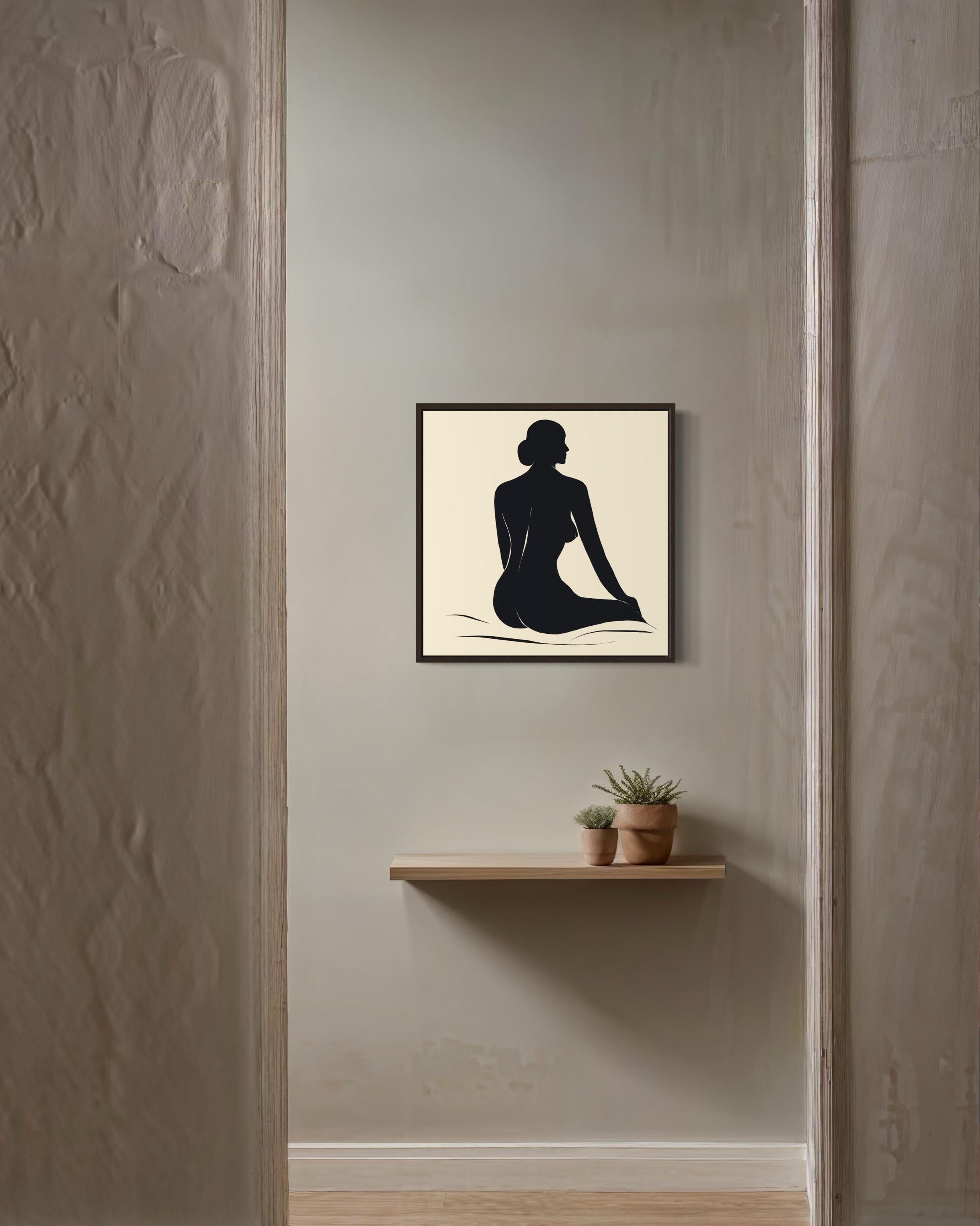 Nu, 50x50cm, impression sur toile, édition 20 pièces. en vente 5