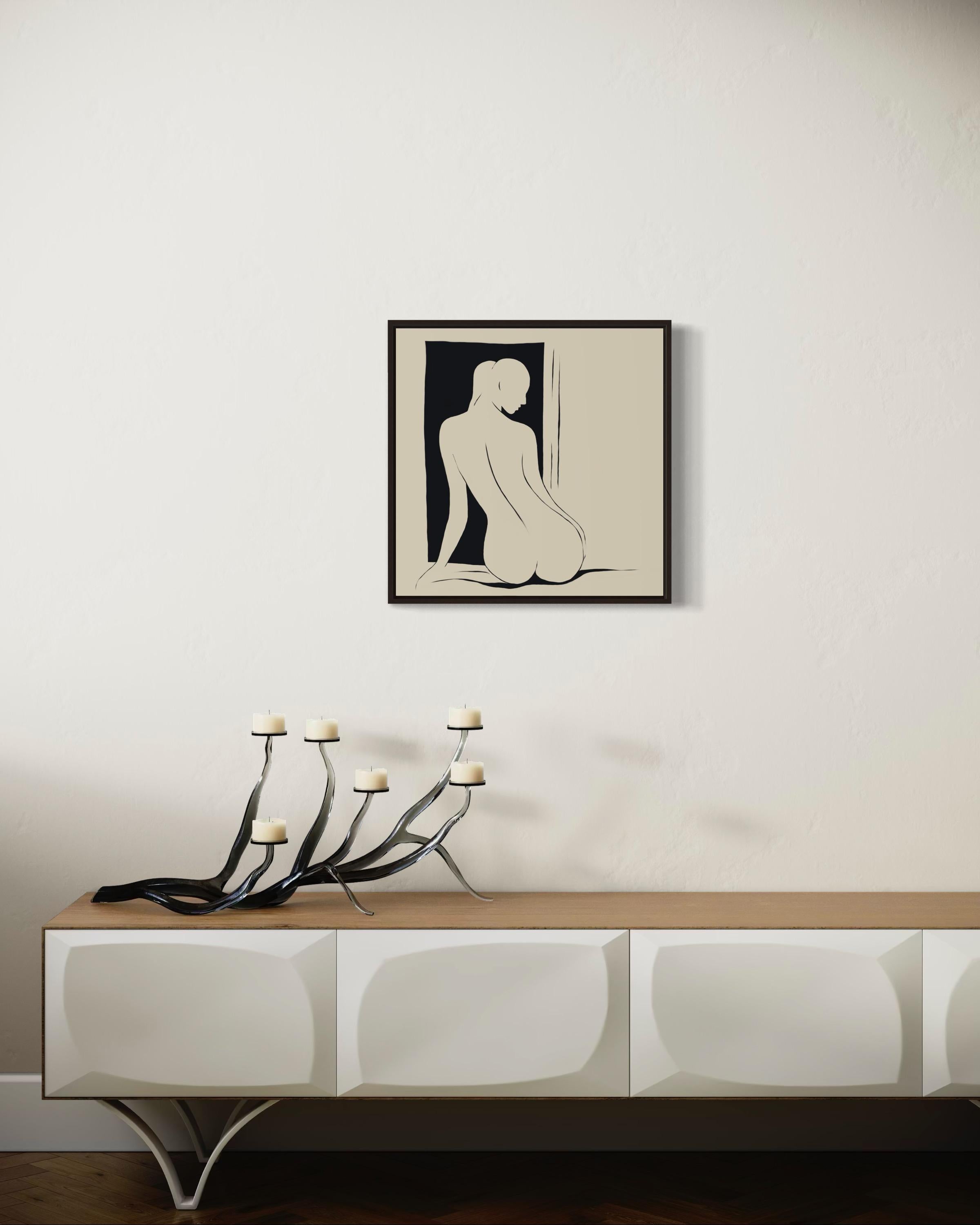 Nu, 50x50cm, impression sur toile, édition 20 pièces. en vente 6