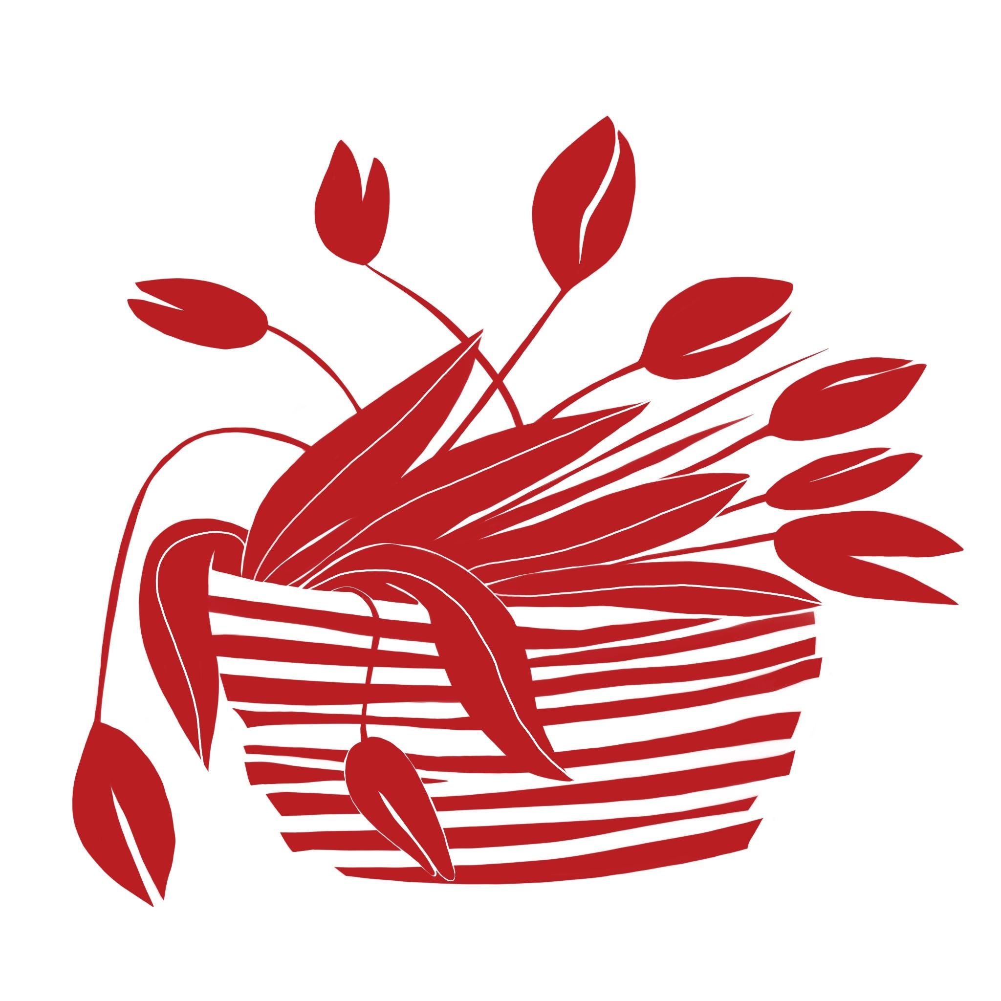 Red still life , 50x50cm, print on canvas.Edition 20 pcs.