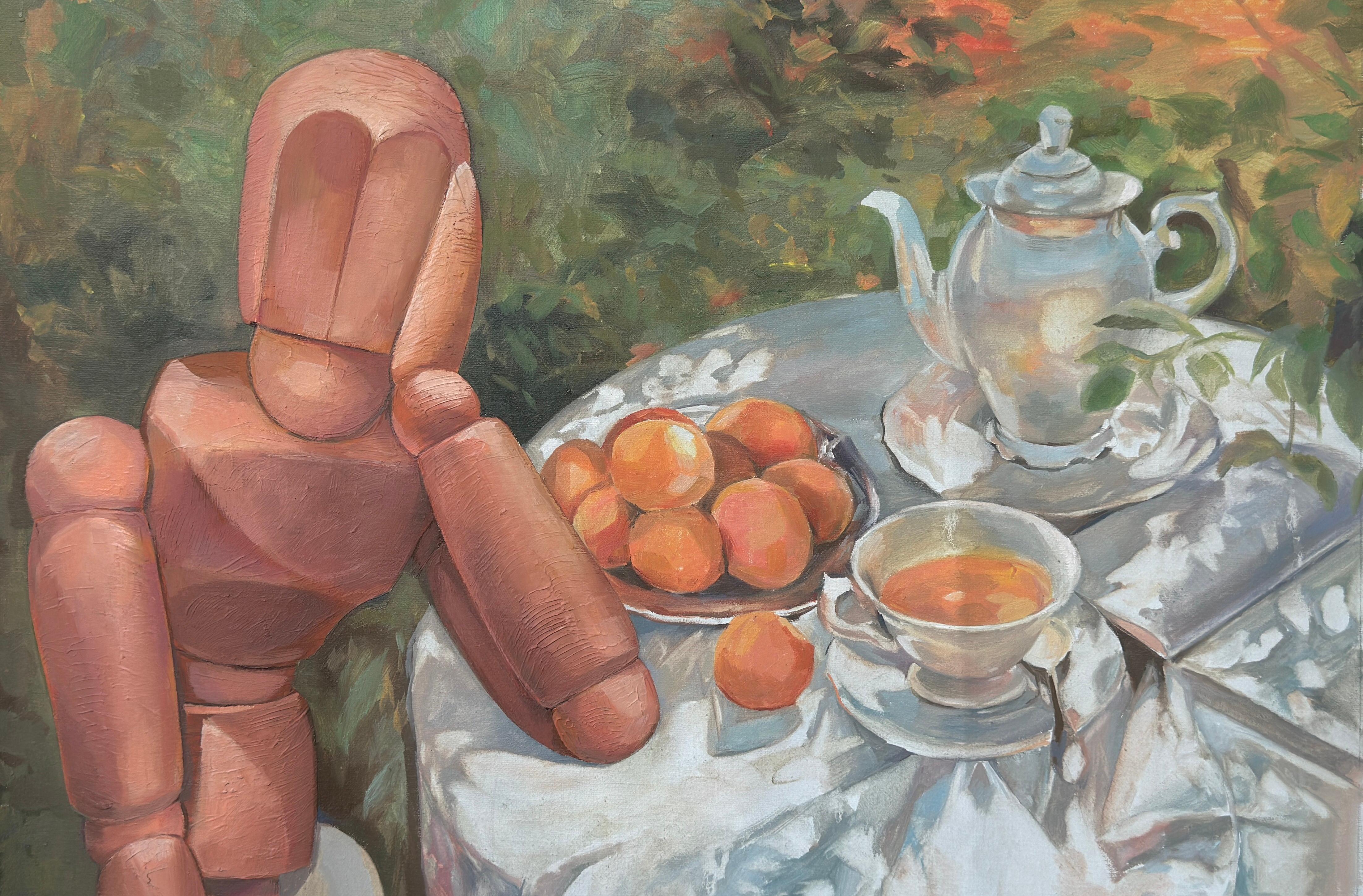 Shelter from the sun, 60x40 cm, huile sur toile