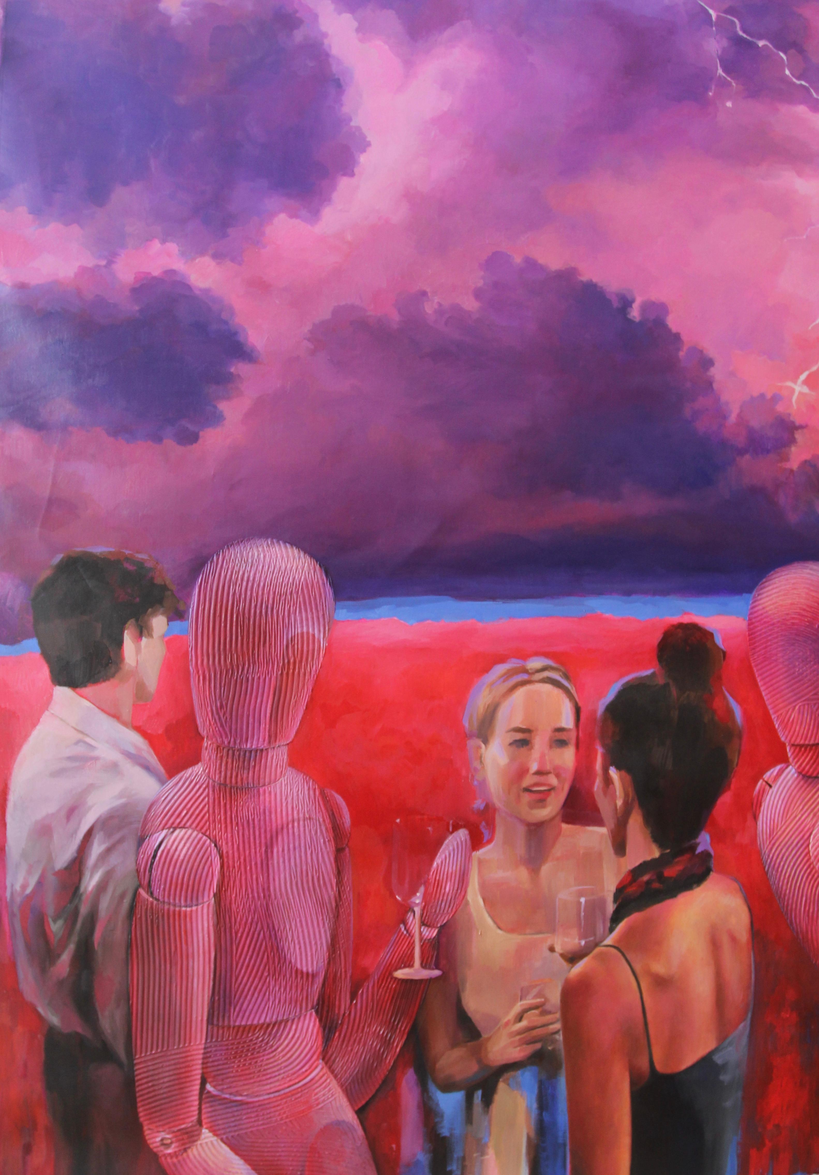 Dans mes peintures, j'ai choisi le personnage principal
Gestalt (figurine en bois d'un homme)
et en essayant d'animer
hissez-vous 

