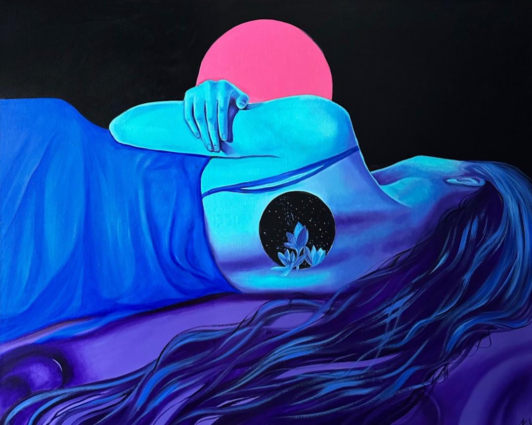 Space is inside us, 80x100cm, oil on canvas