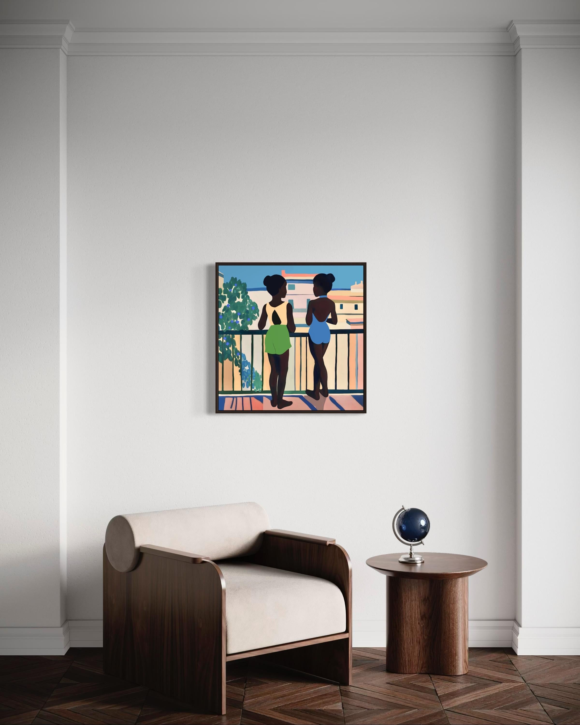 sisterhood , 70x70cm, impression sur toile, édition 20 pcs. en vente 3