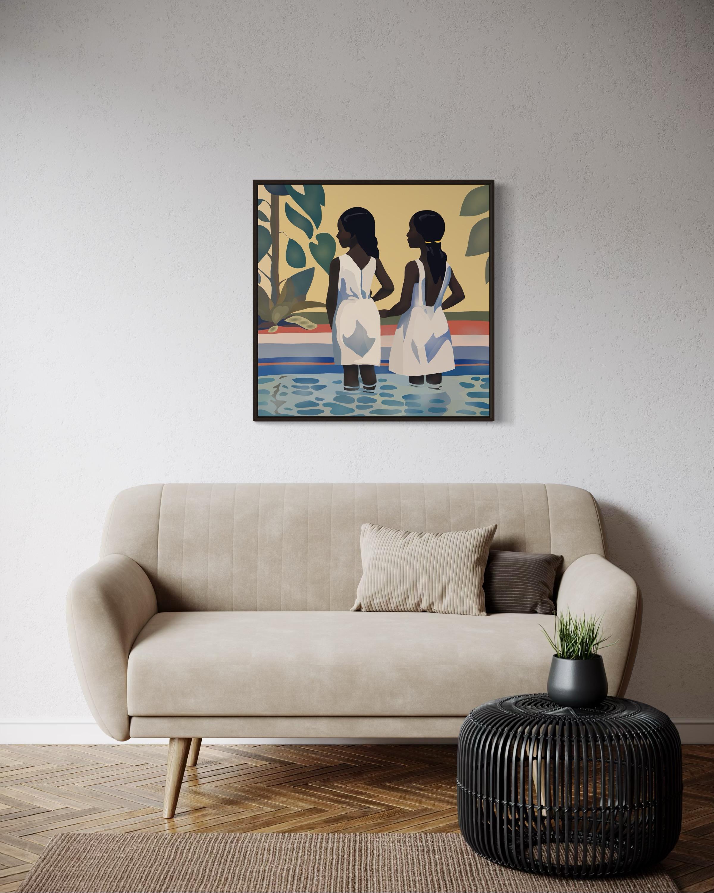 La sœur, 70x70cm, impression sur toile
Edition 20 pcs.