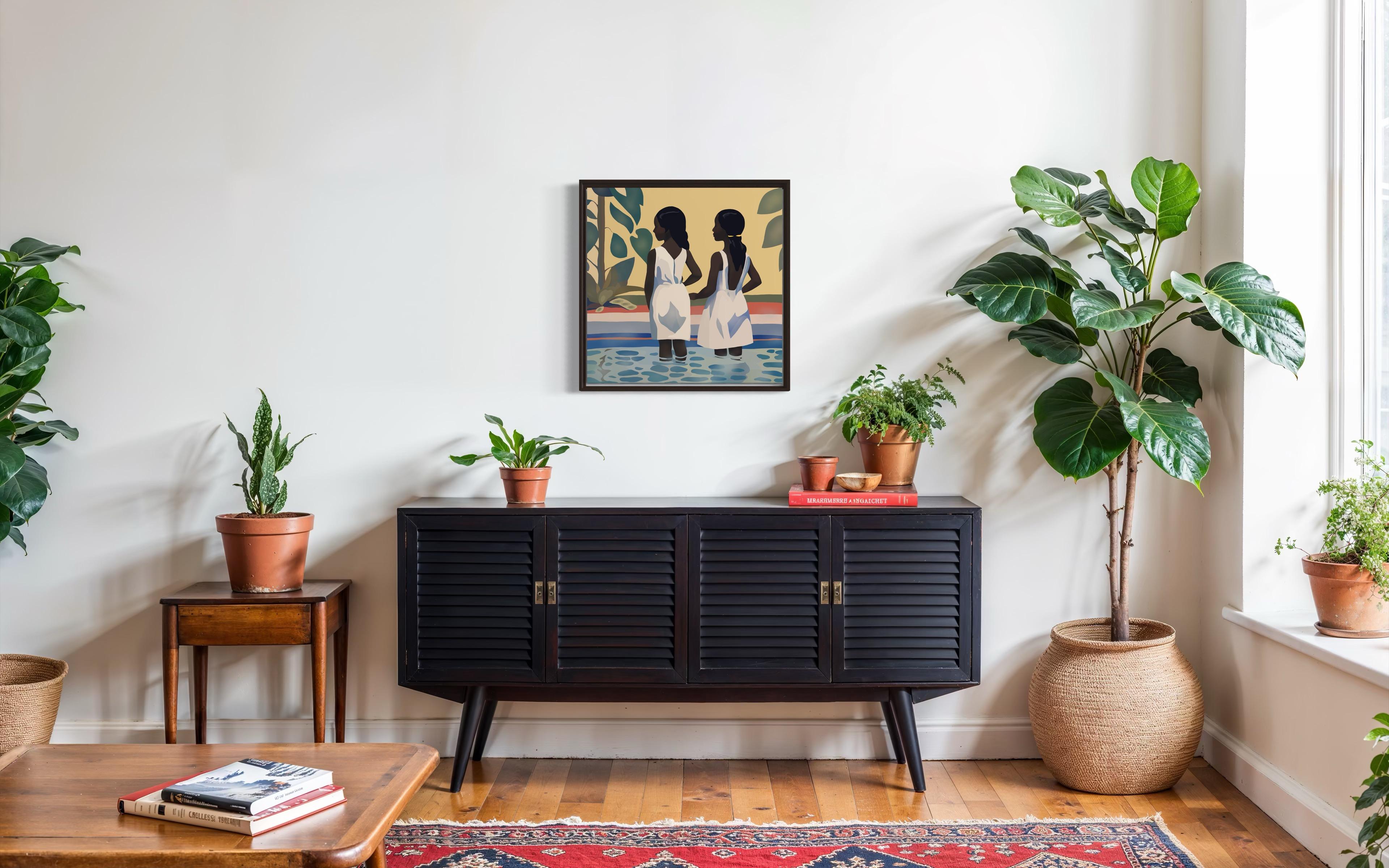 sisterhood , 70x70cm, impression sur toile, édition 20 pcs. en vente 3